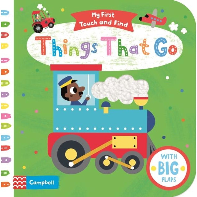 Macmillan My First Touch And Find Things That Go Children Early Learning Activity Book
