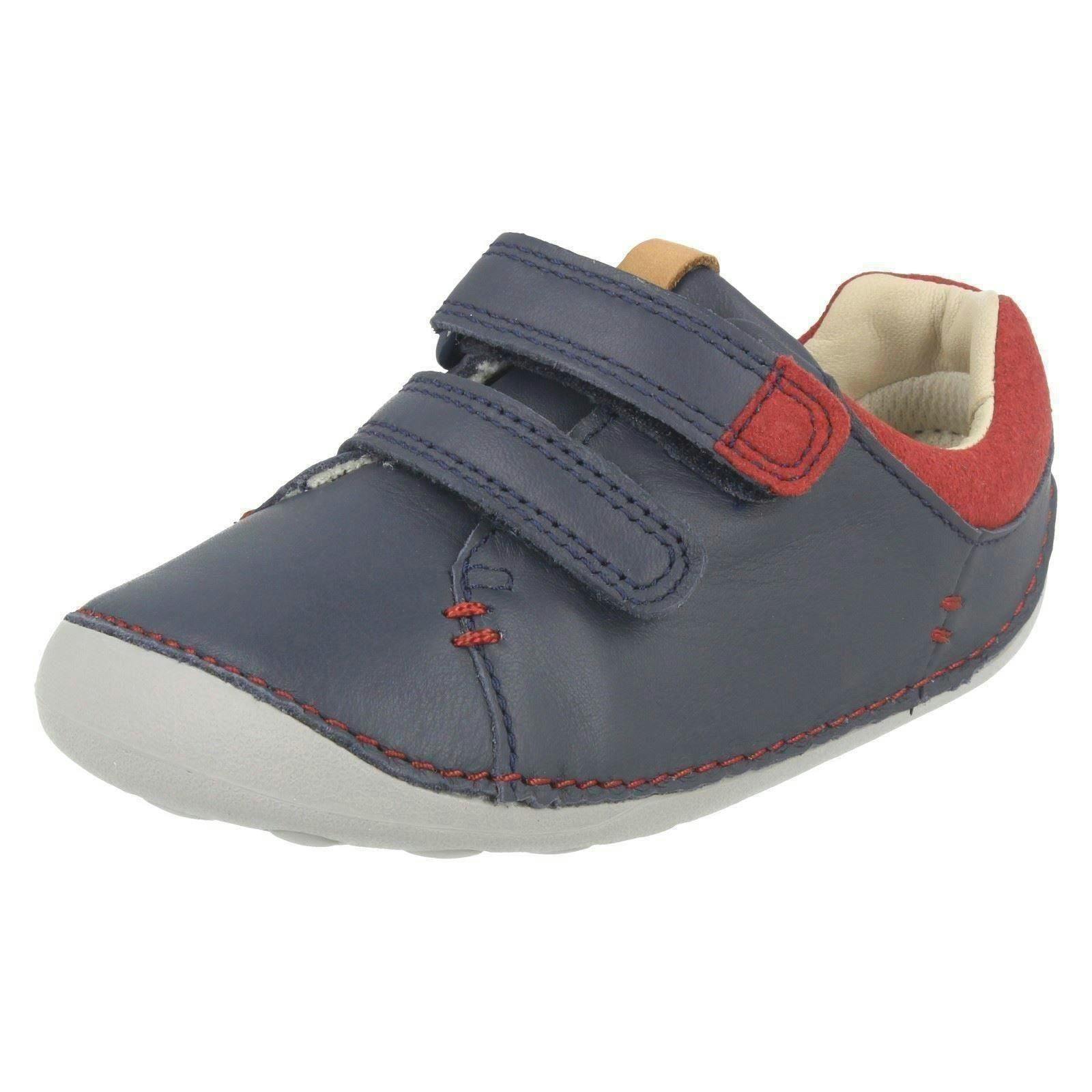 Clarks Boys First Shoes Tiny Toby - Navy - Uk 2 Infant - F