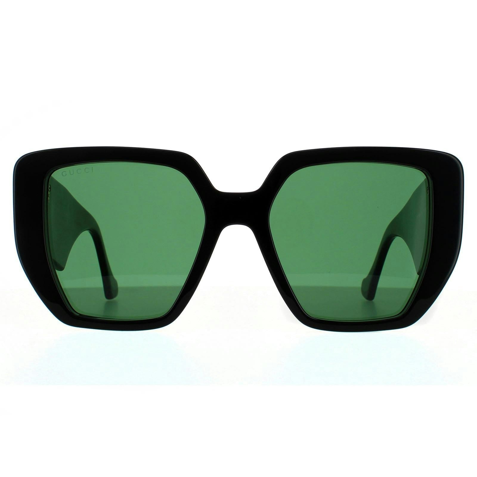 Gucci Black/Green Gg0956s And Swirl Sunglasses