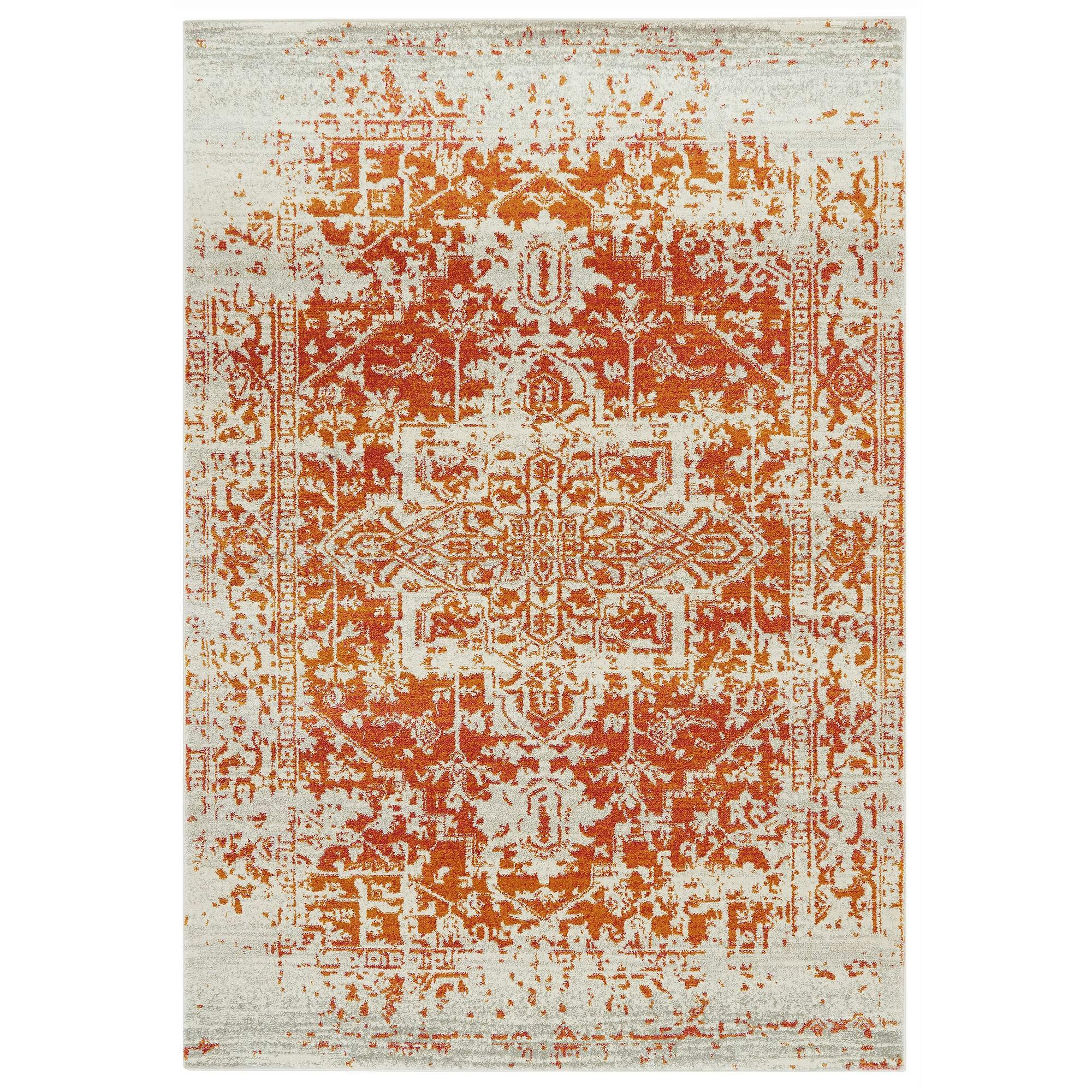 Rackhams Orange Nova Nv09 Antique Rug - 120X170cm