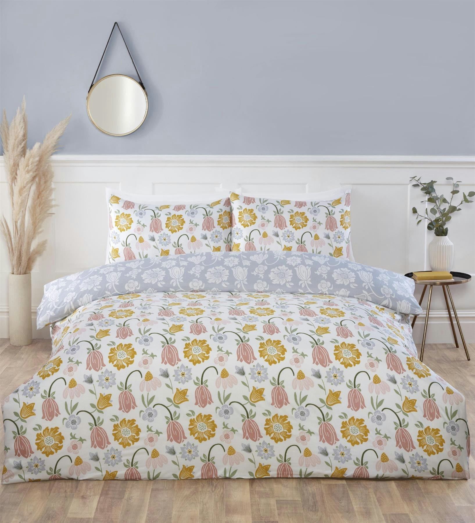Rapport Home Victorian Bloom Multi Duvet Cover Set - Multi - Polyester - King