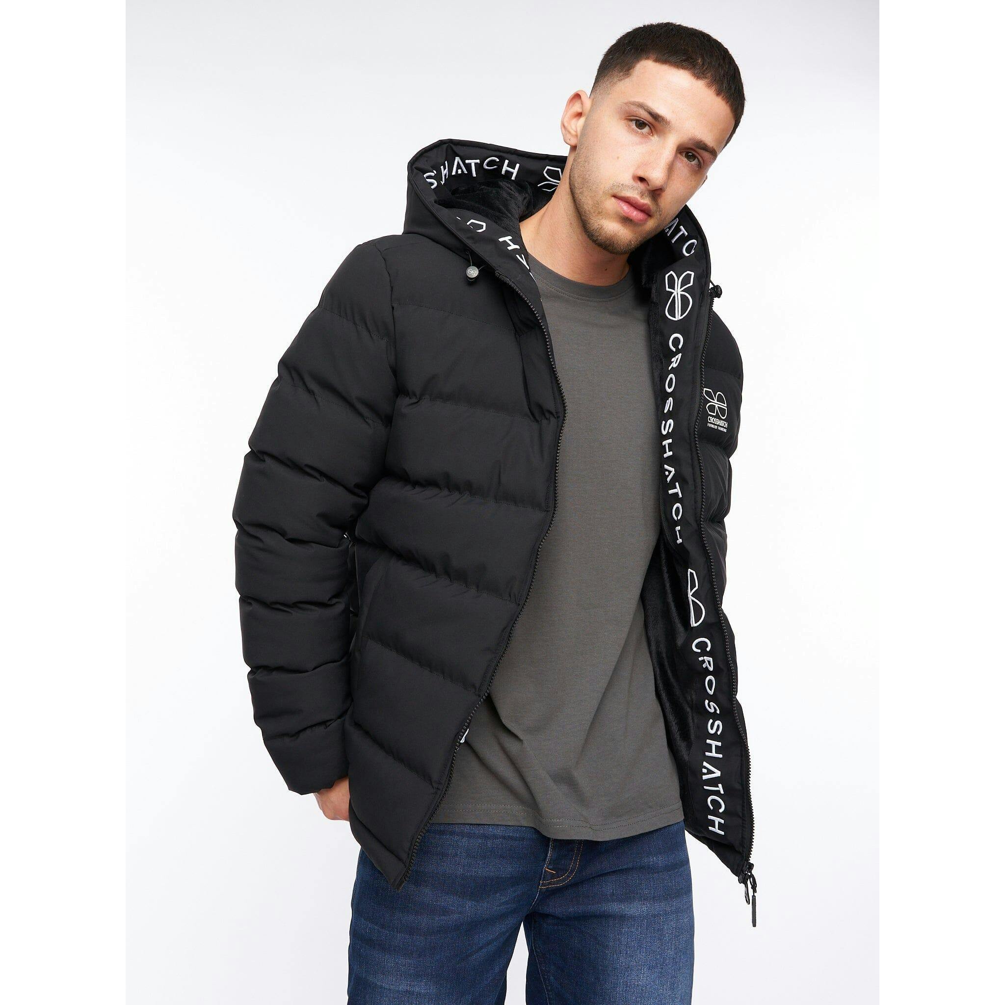 Crosshatch Men's Black Pitsburg Jacket - Xl - 100% Polyester