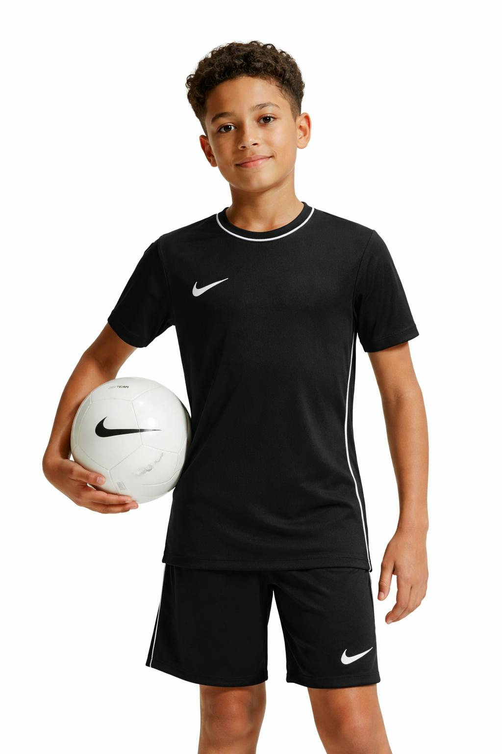 Nike Boys Black / Girls Park 26 Dri-Fit T Shirt Training Jersey Hm7134 - Xl - 14+ Years