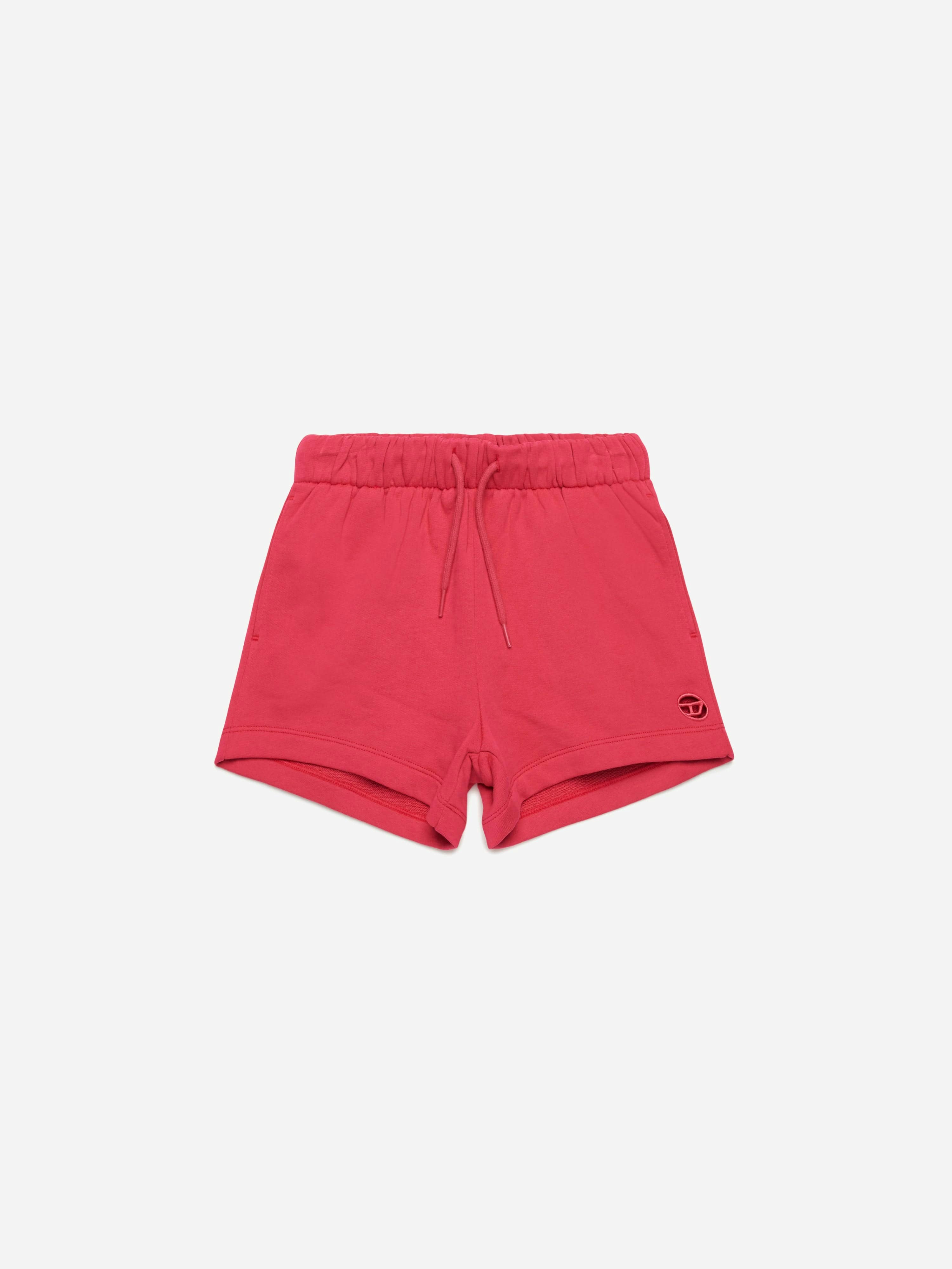 Diesel Girls Pink Oval D Shorts In - 12 Yrs