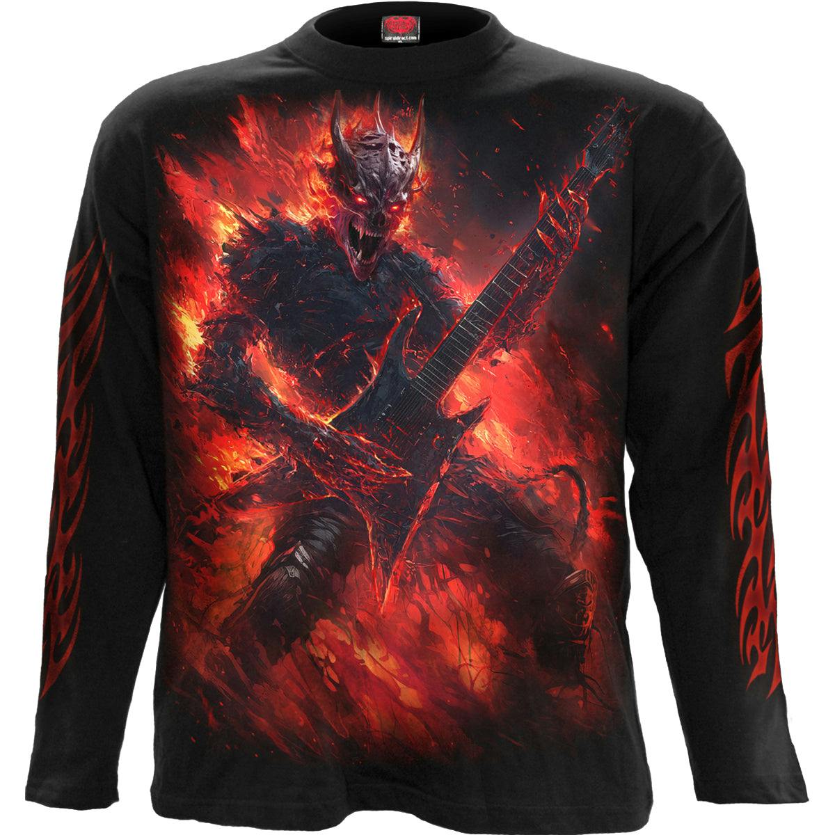 Spiral Direct Black Riff Burner - Longsleeve T-Shirt - Xxl