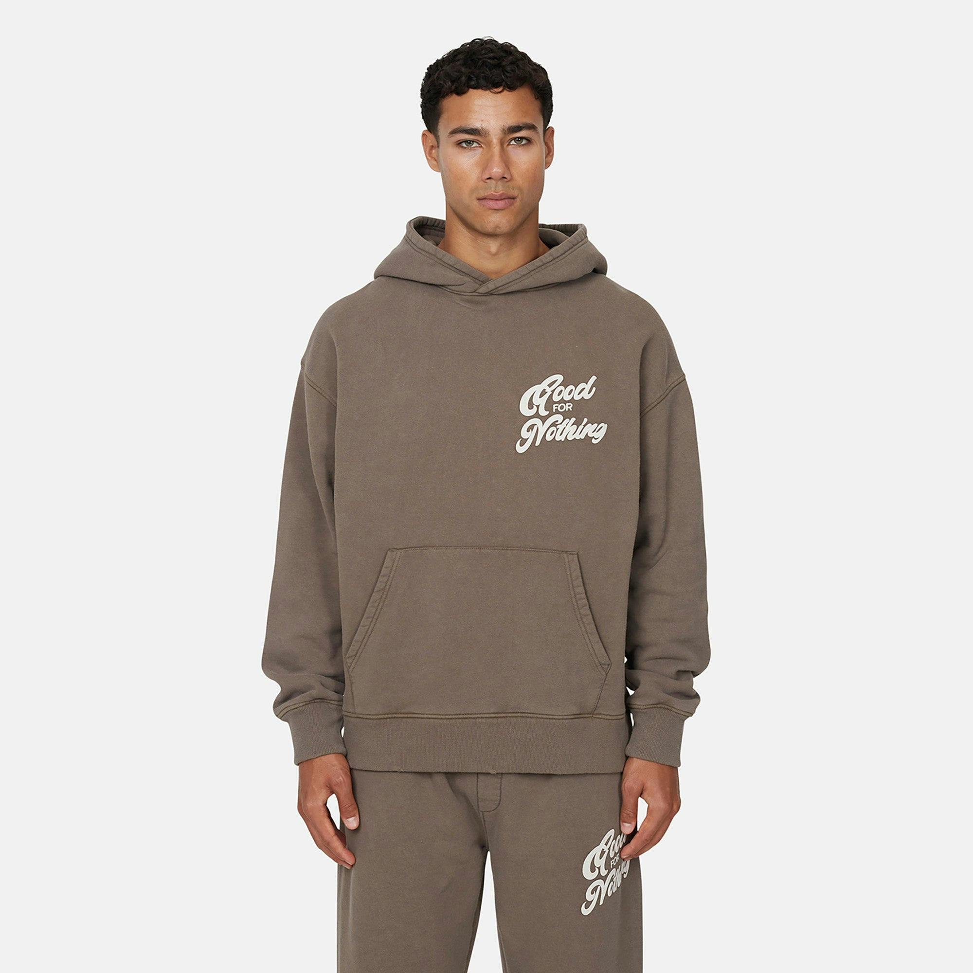 Good For Nothing Relaxed Hoodie - Fawn - Xl - Fawn