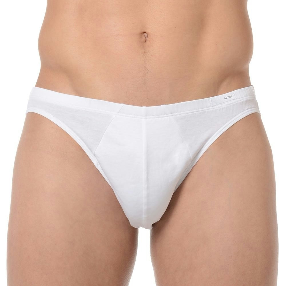 Hom White Premium Cotton Comfort Micro Brief, - Xxl