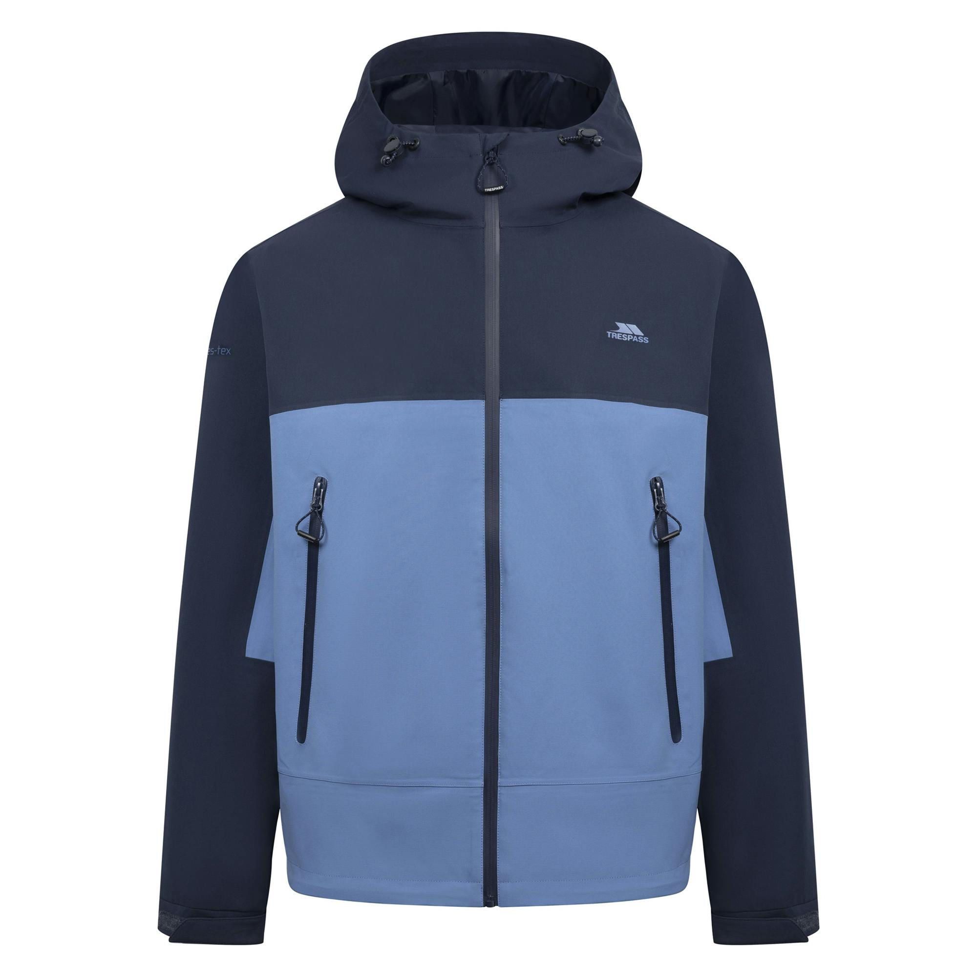 Trespass Men's Ewen Waterproof Jacket - Navy - Xxl - Navy - 100% Mixed