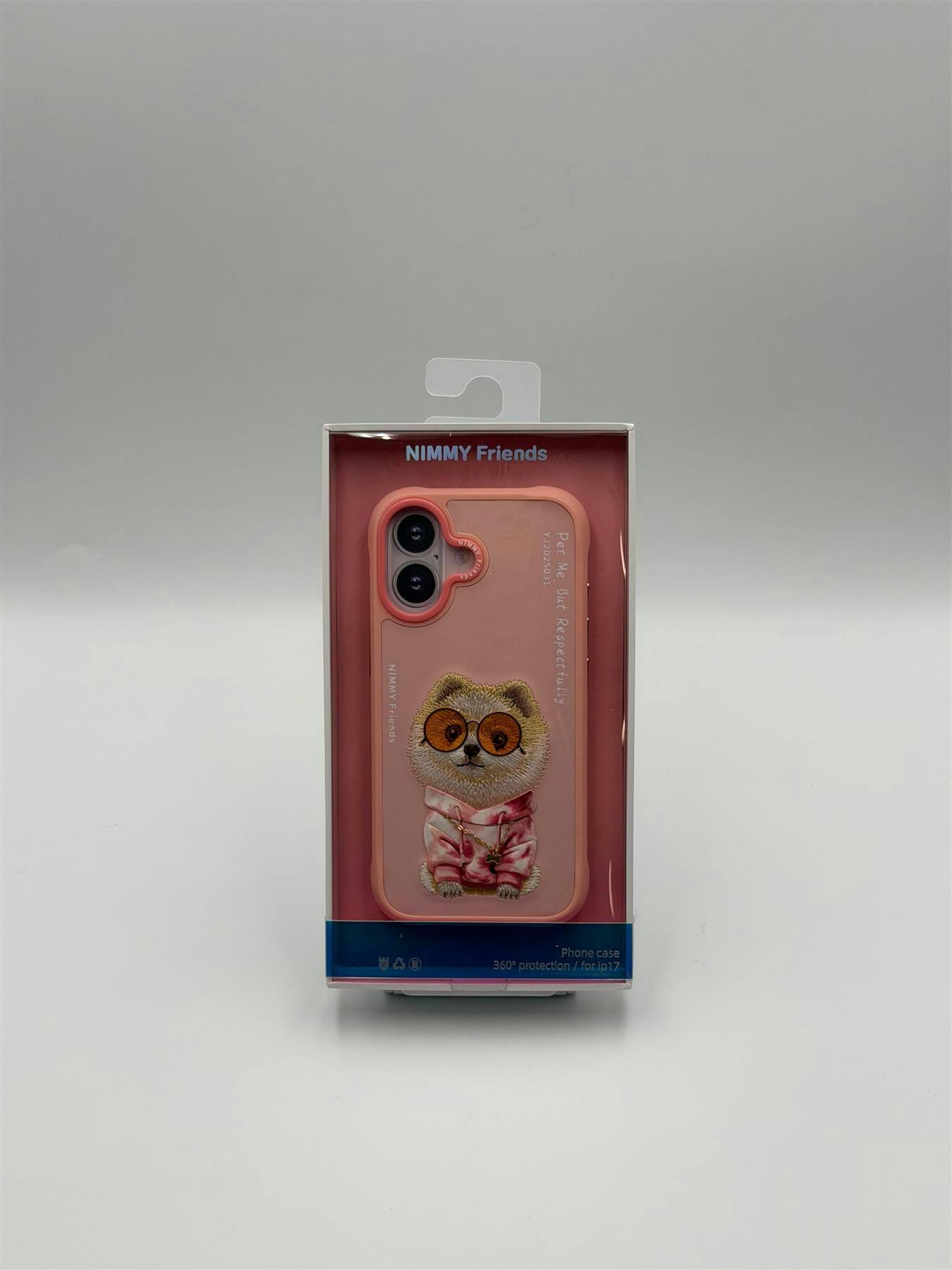 Nimmy Friends Pink Nimmy Glass Cool Dog Case With Magsafe For Iphone 17 6.3" - N-Yj-Ip17-031