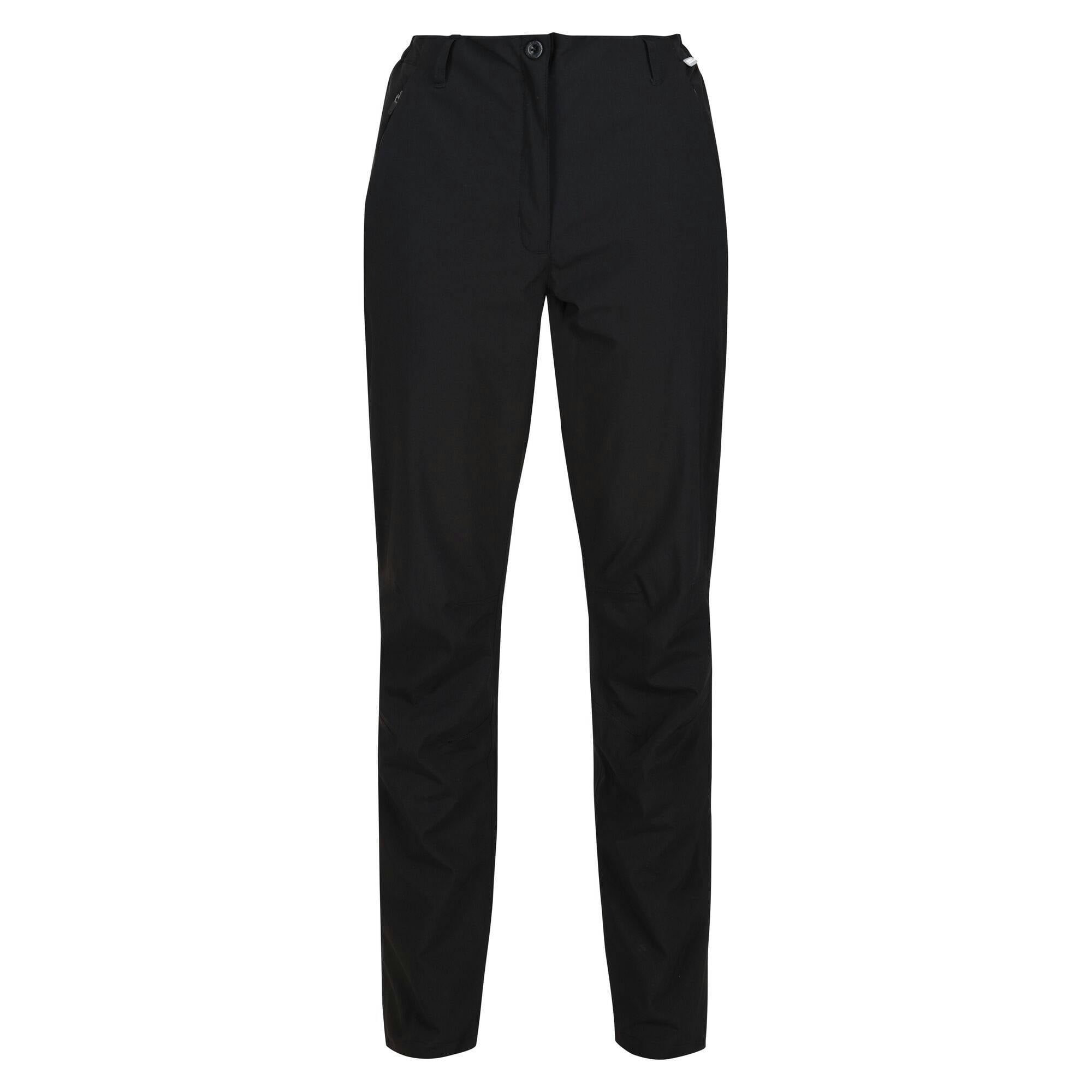 Regatta Women's Black / Dayhike Iv Hiking Trousers - 20 Uk R - 100% Recycled Polyester