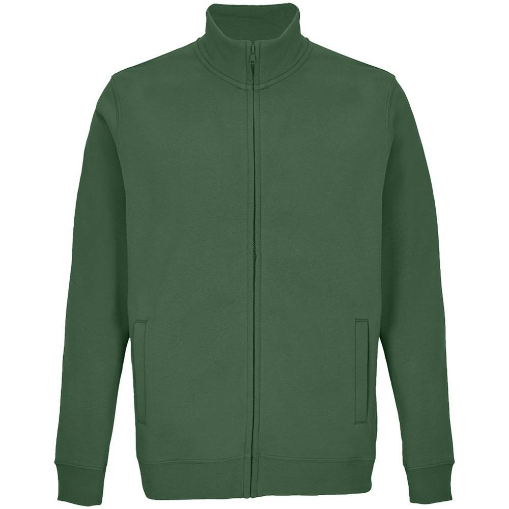 Sol's Men's Bottle Green Cooper Full Zip Sweat Jacket In | Size: 2XL - Image 2