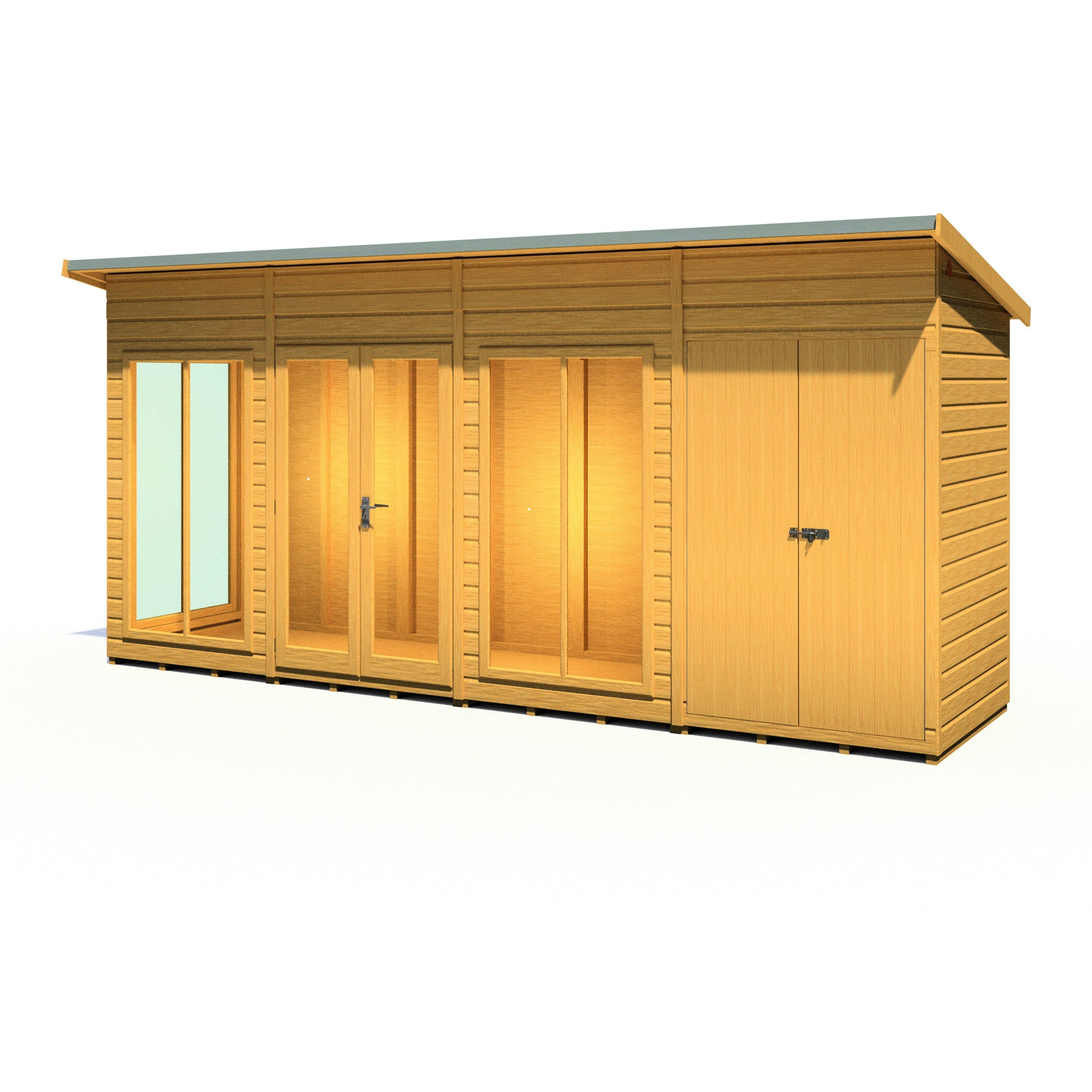 Rackhams Light Lela 16X4 Summerhouse