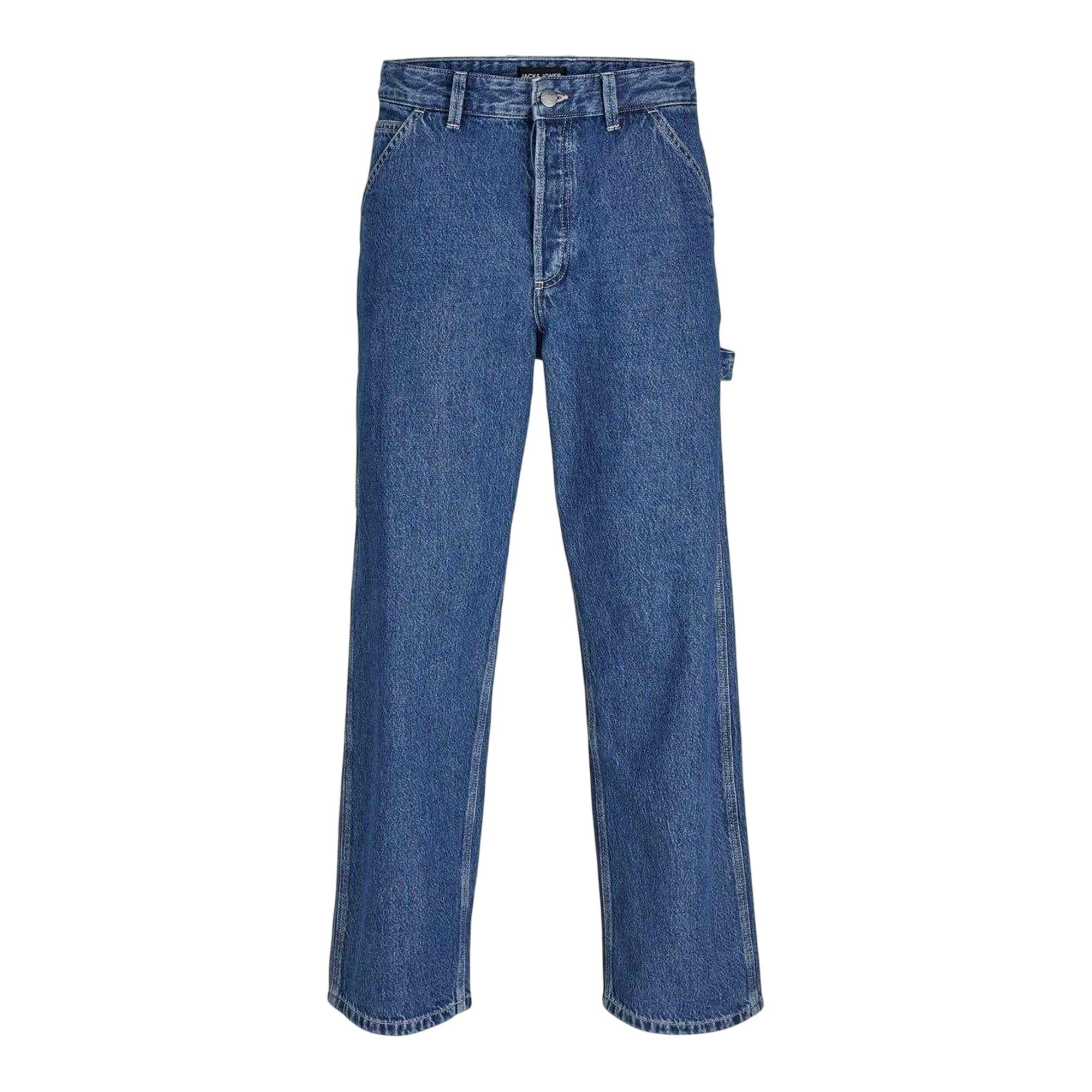Jack & Jones Men's Blue Jack And Jones Alex Denim Relaxed Fit Jeans - Denim - 32R - Denim - 100% Cotton