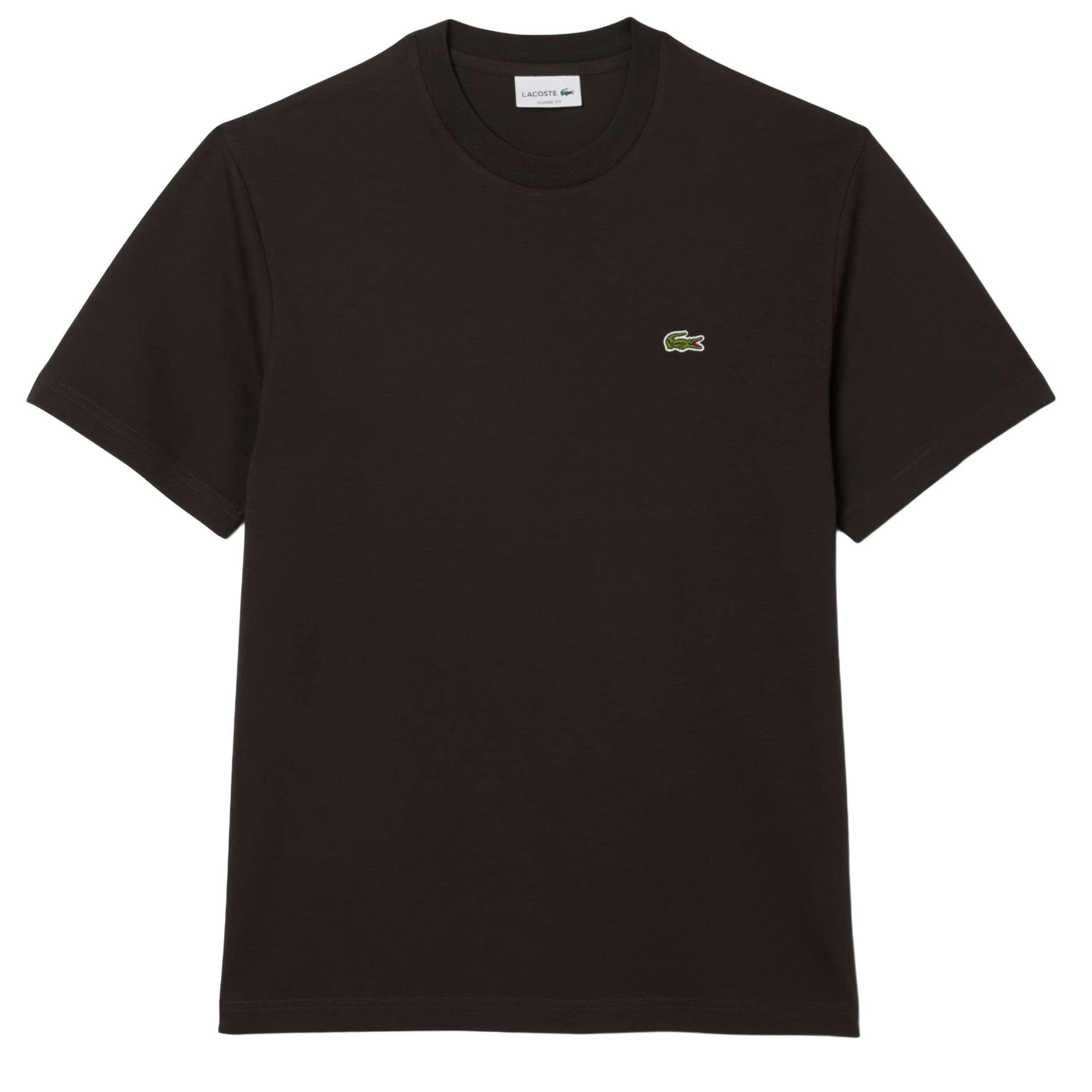 Lacoste Green Th7318 Classic Fit Cotton T-Shirt - Port - Medium