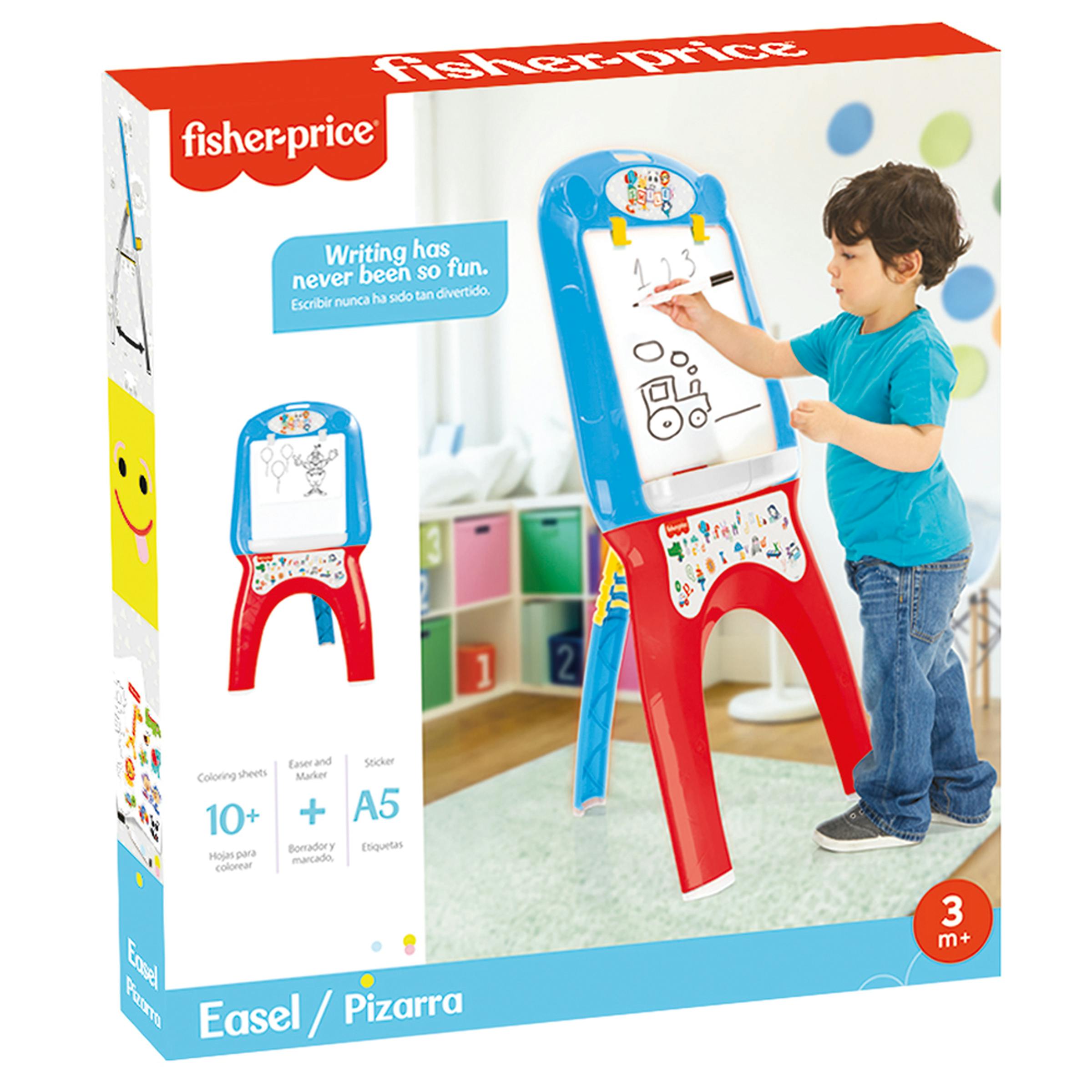 Dolu Kids Art Easel - Large - Blue/Red - Image 3