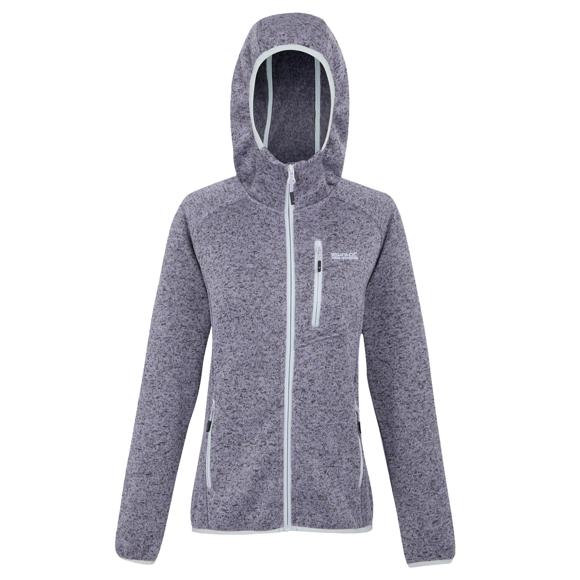 Regatta Women's Wisteria/Lilac Newhill Ii Marl Full Zip Hoodie - Hint - Hint - 12 Uk - 100% Polyester