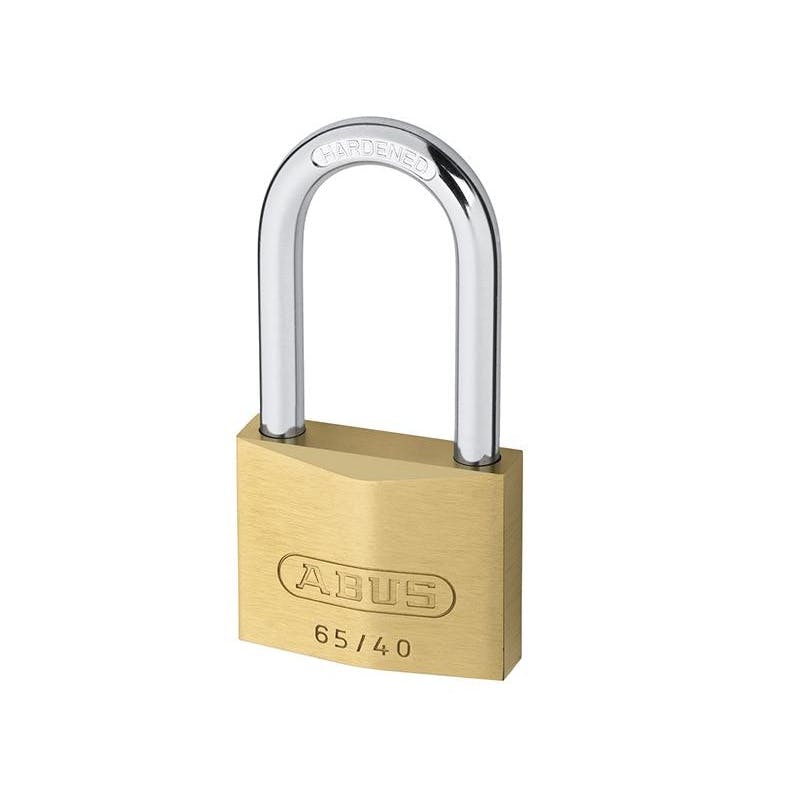 Rackhams 65 Series Brass Padlock - 40Mm Long Shackle 40Mm Carded - Multi Colour