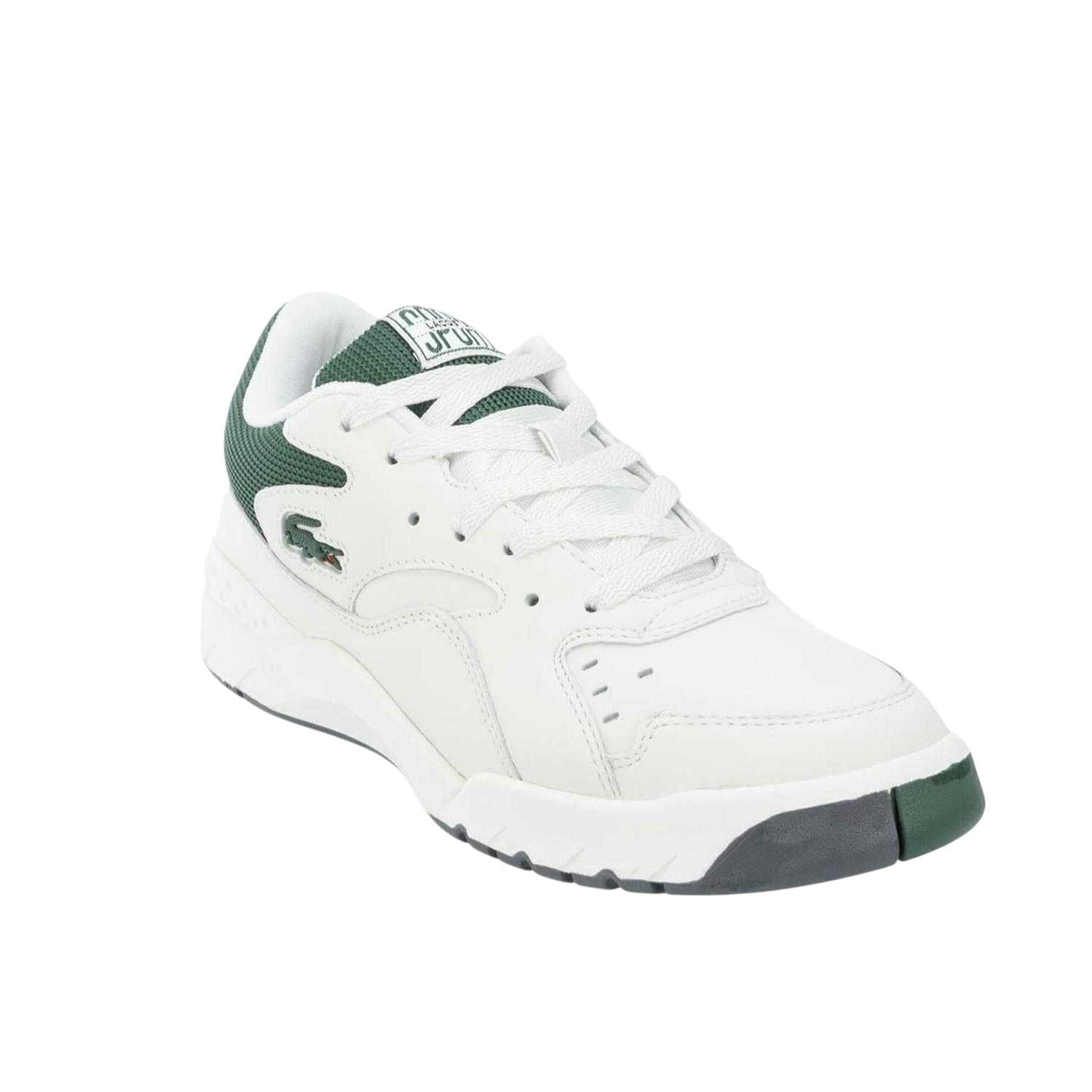 Lacoste Men's White 96 Leather Flat Trainers - Off - 8.5 Uk - Off - 100% Mixed