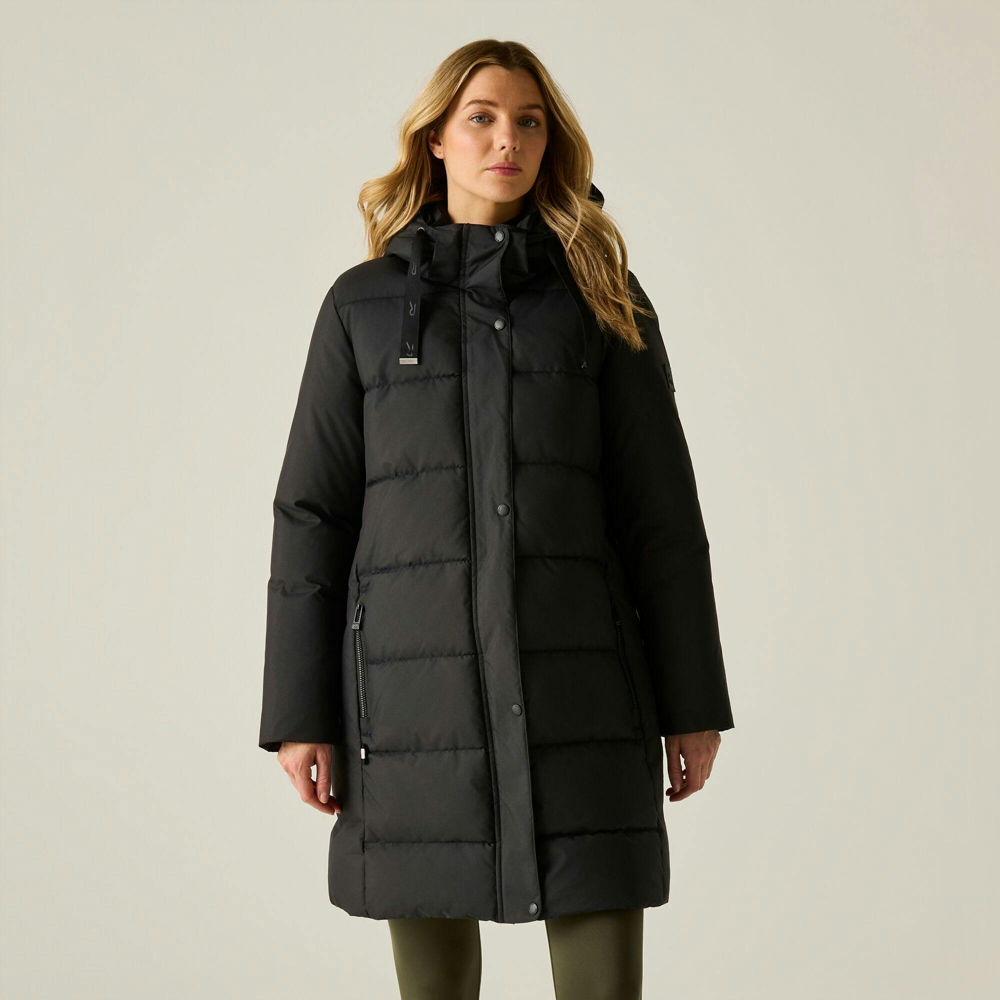 Regatta Women's Black / Eryn Padded Jacket - 8 Uk - 100% Mixed
