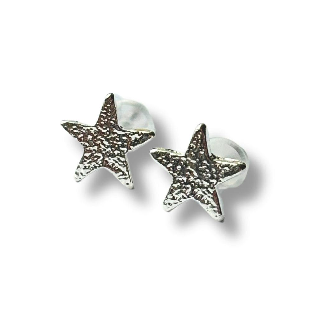 Aye Do Gifts Women's Silver Dotty Star Stud Earrings In - Image 2