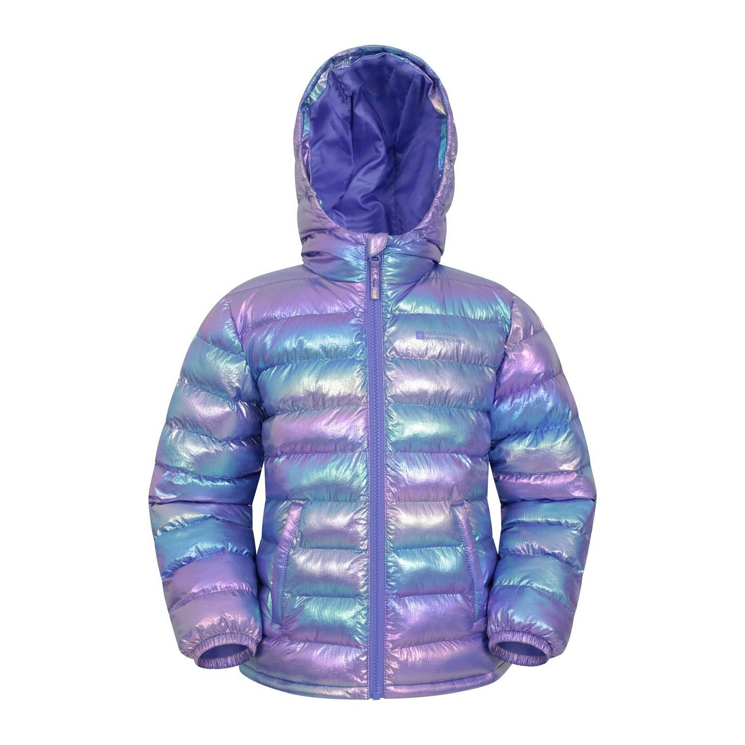 Mountain Warehouse Childrens/Kids Seasons Ii Padded Jacket - Mermaid - 13 Years - Mermaid - 100% Polyamide