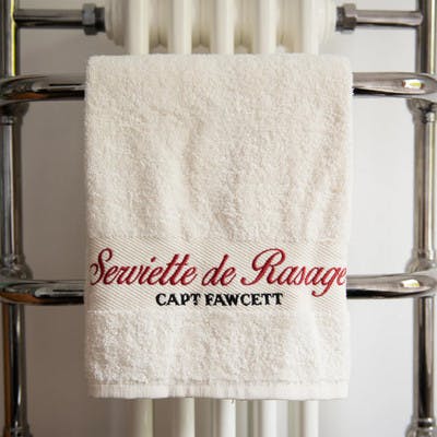 Captain Fawcett's Golden Captain Fawcett Luxurious Shave Towel