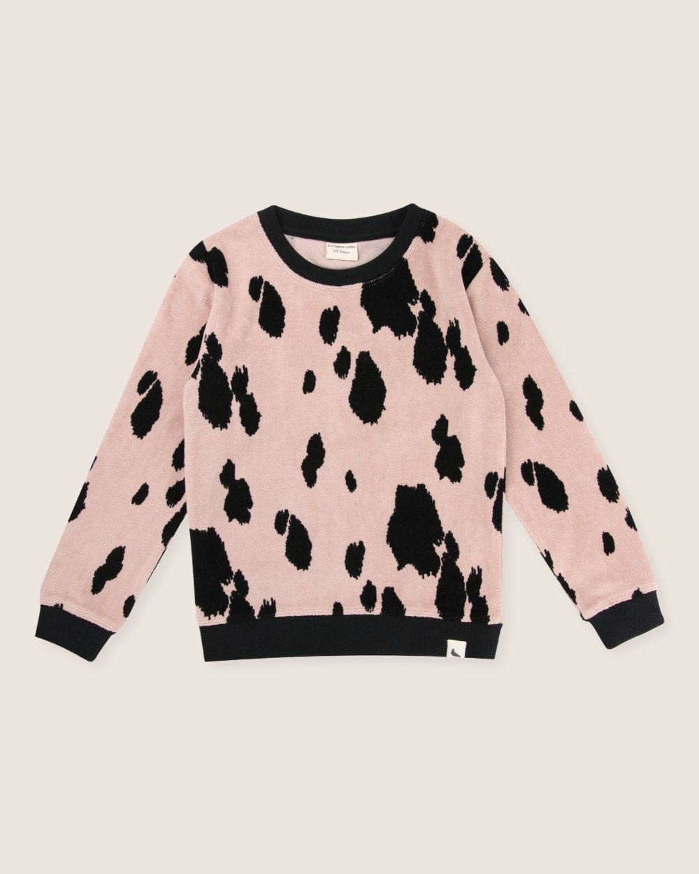 Turtledove London Pink Pony Print Velour Sweatshirt - 1-2 Years
