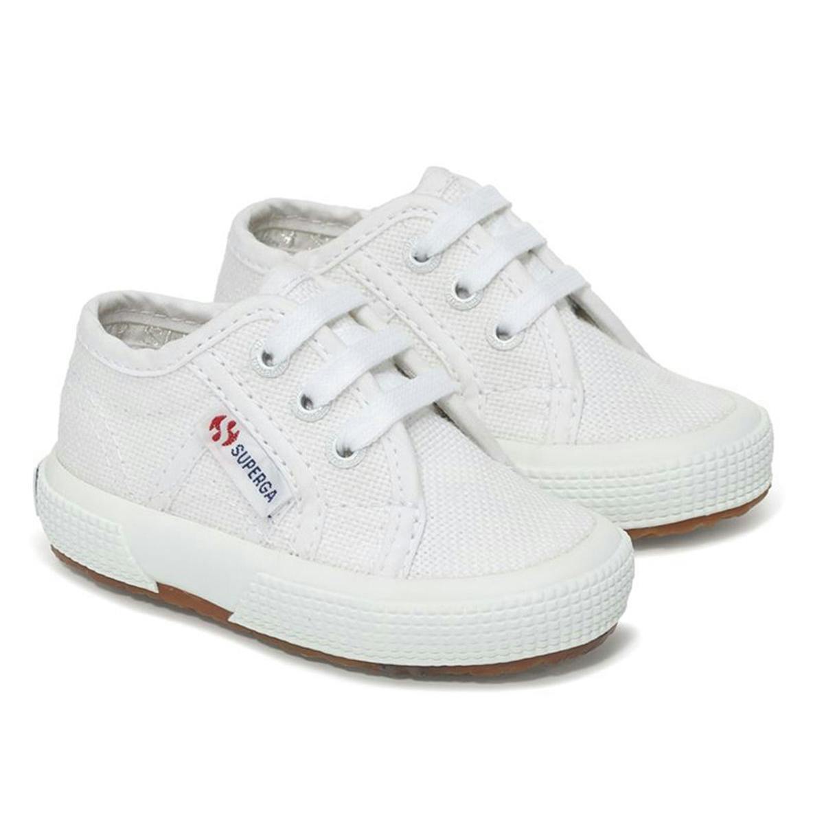 Superga Childrens Unisex Baby 2750 Bebj Classic Trainers (White) - Size UK 4 Infant - Image 2