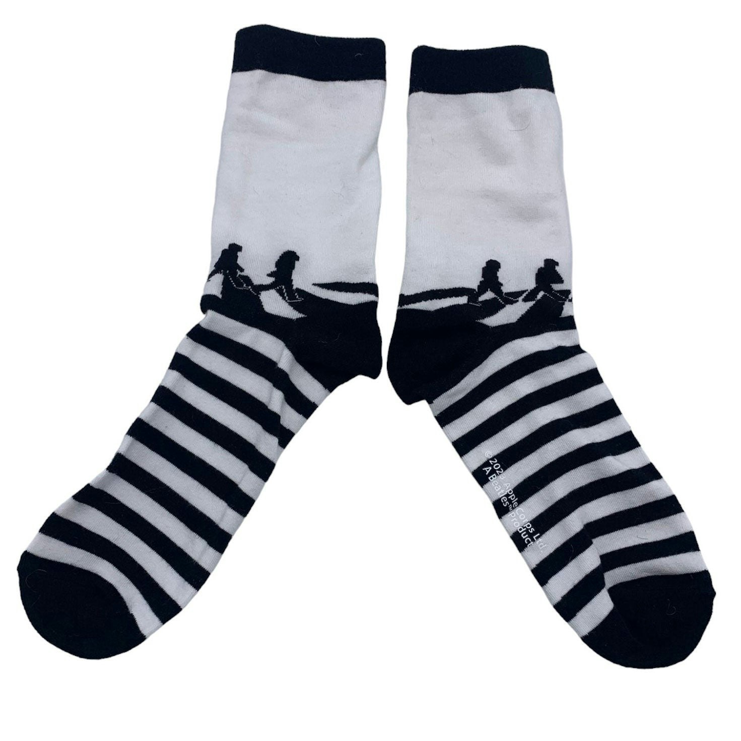 Paradiso Clothing Unisex The Beatles Abbey Road Stripy Ankle Socks