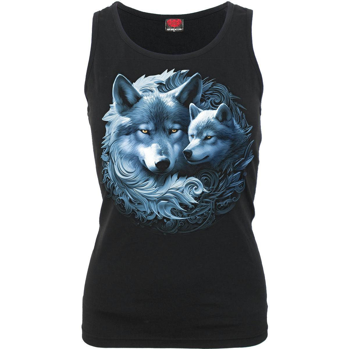 Spiral Direct Black Wolf Guardian - Razor Back Top - Xxl - Digital - Digital