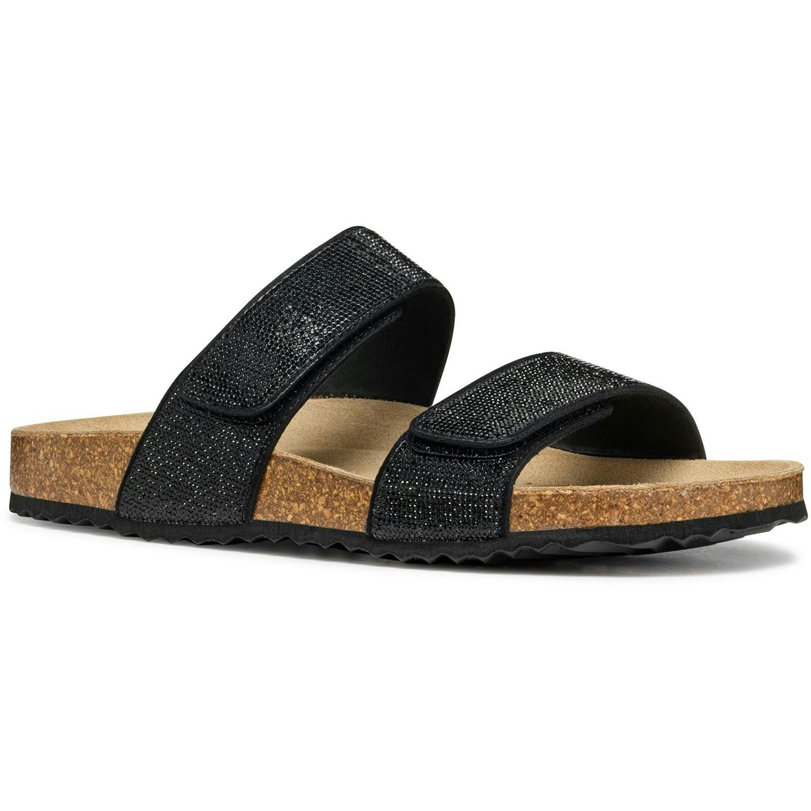 Geox Women's Black D Brionia R Sandals - Size 3
