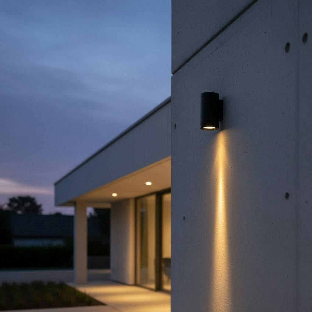 Ultra Beam Lighting Black 3 Watt Led Exterior Wall Downlight