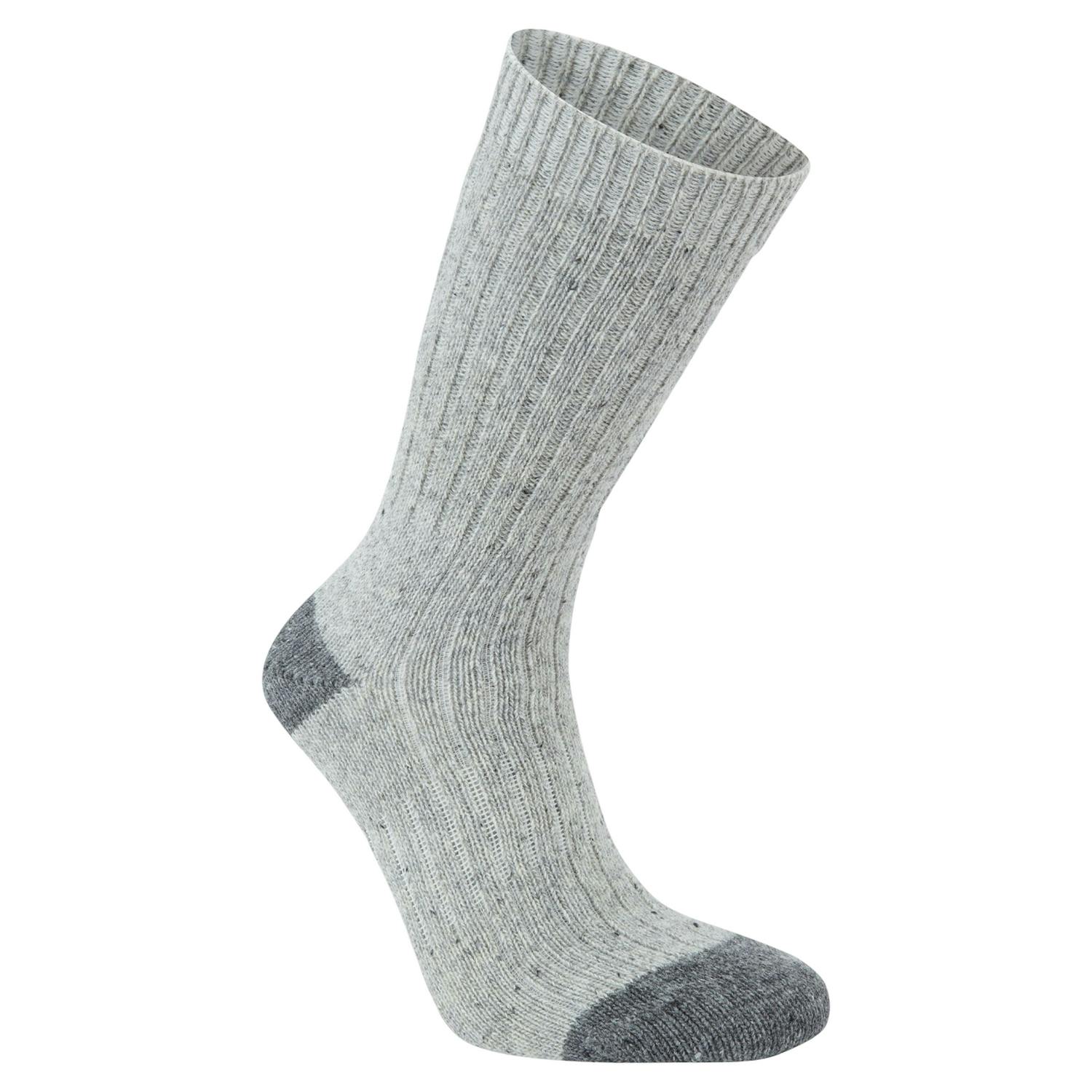 Craghoppers Unisex Light/Grey/Black Adult Torver Walking Socks - / Pepper - / Pepper - 6 Uk-8 Uk - 53% Wool/38% Acrylic/8% Polyamide/1% Elastane
