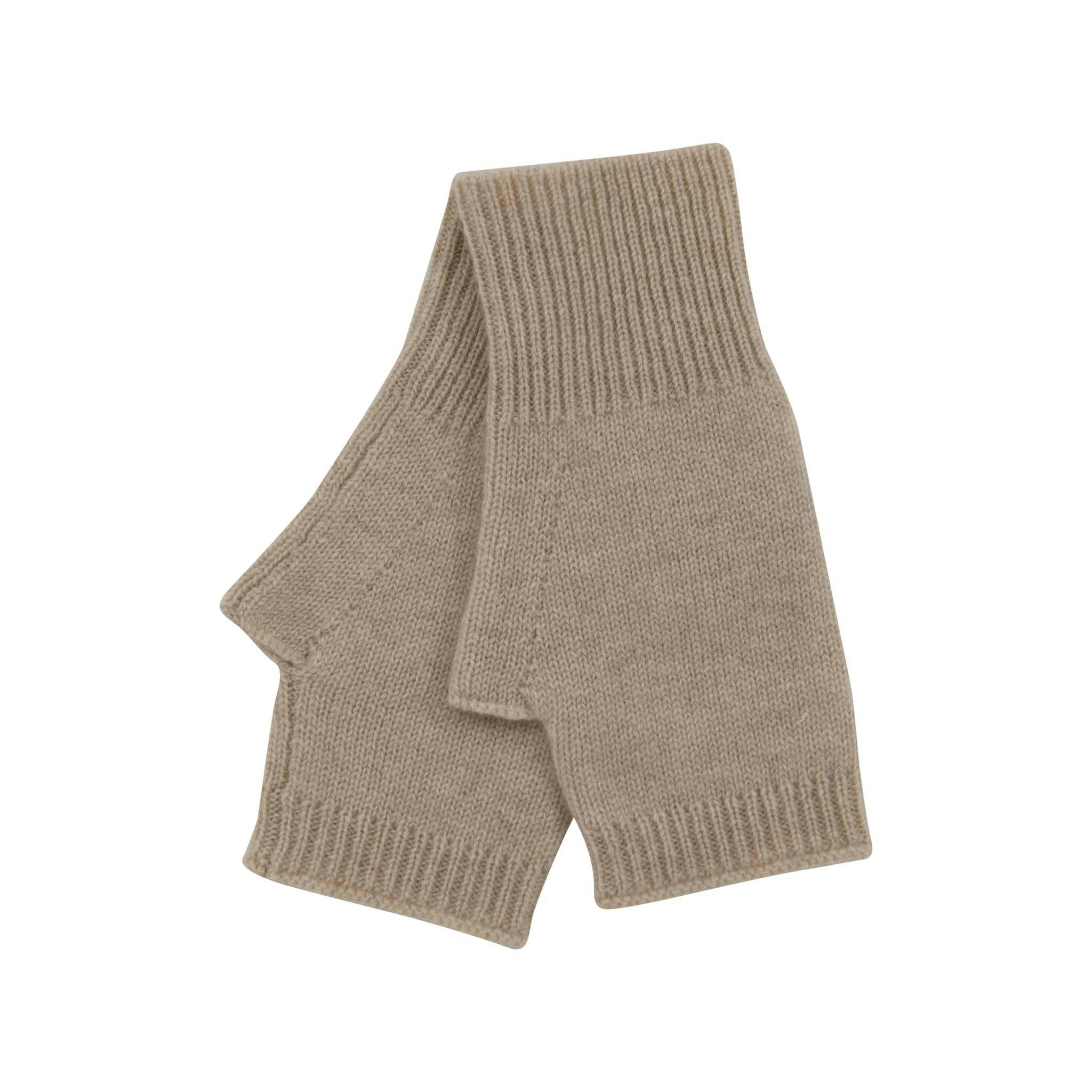 House Of Dalziel Cashmere Handwarmers - Pebble