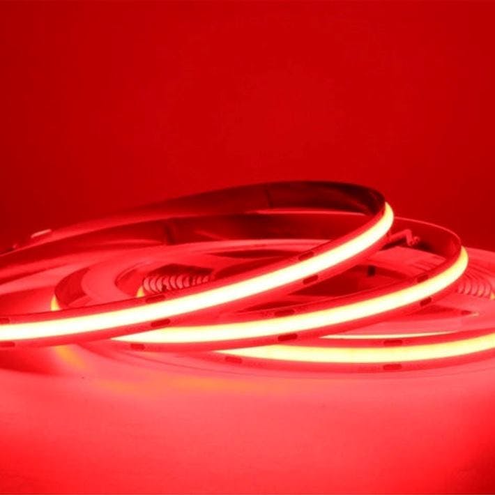 Ener-J Red 24V Cob Led Strip Lights With 480 Leds/M, 10W/M, 800Lm/M, Cri 90-92, Colour