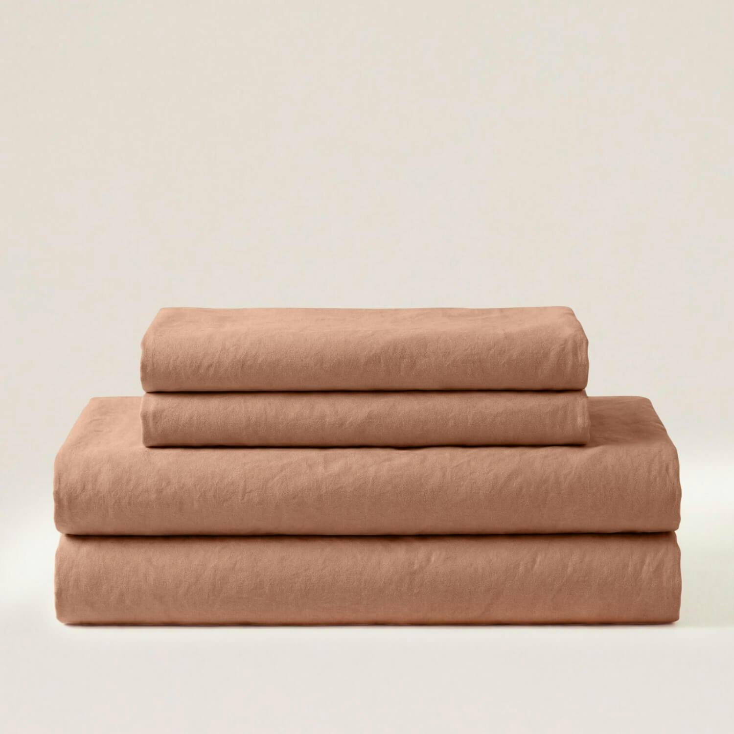 Bedable Brown Percale Essentials Bedding Set - S.king - King