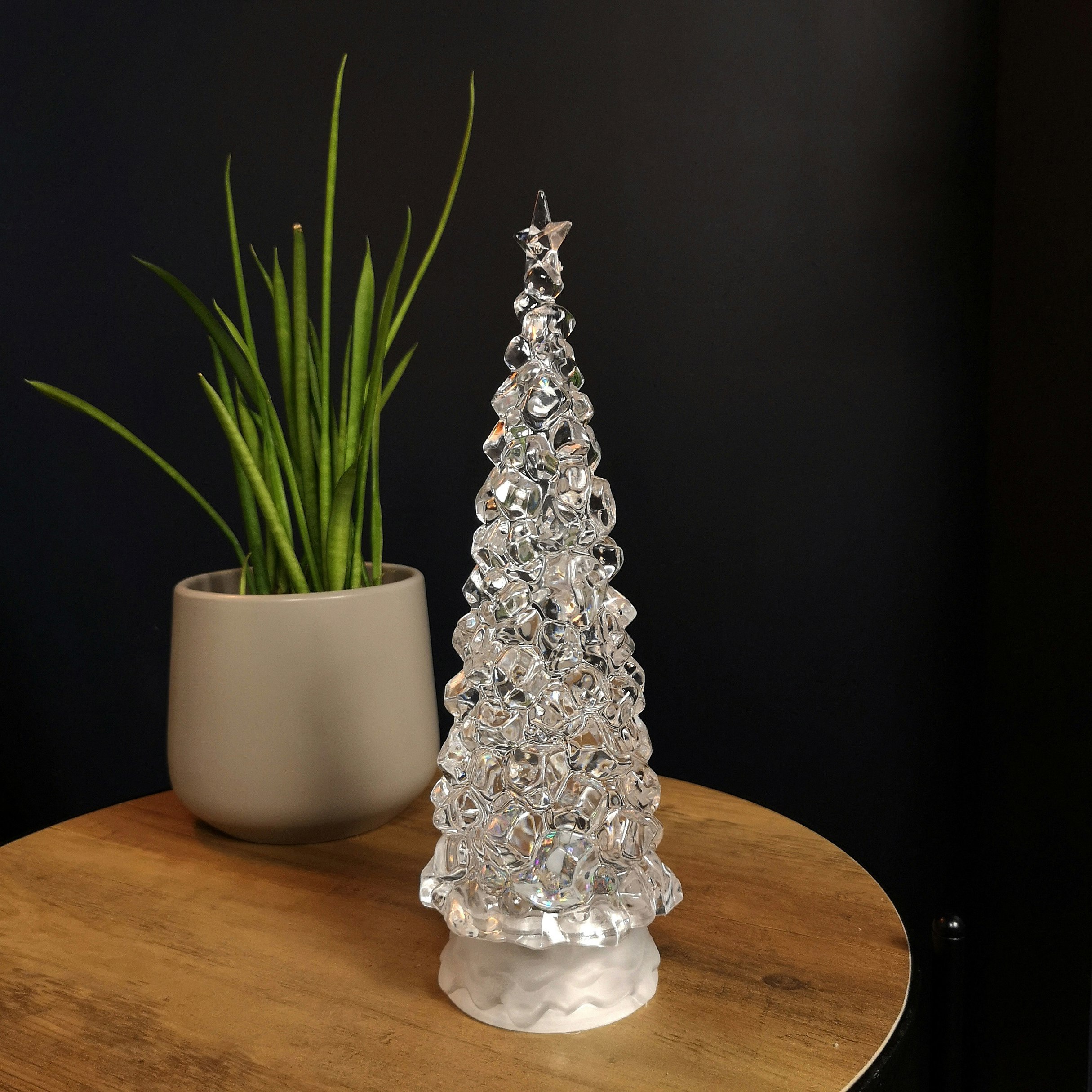 B&Q - 30Cm Led Water Spinner Christmas Tree With Colour Changing Leds - Image 5