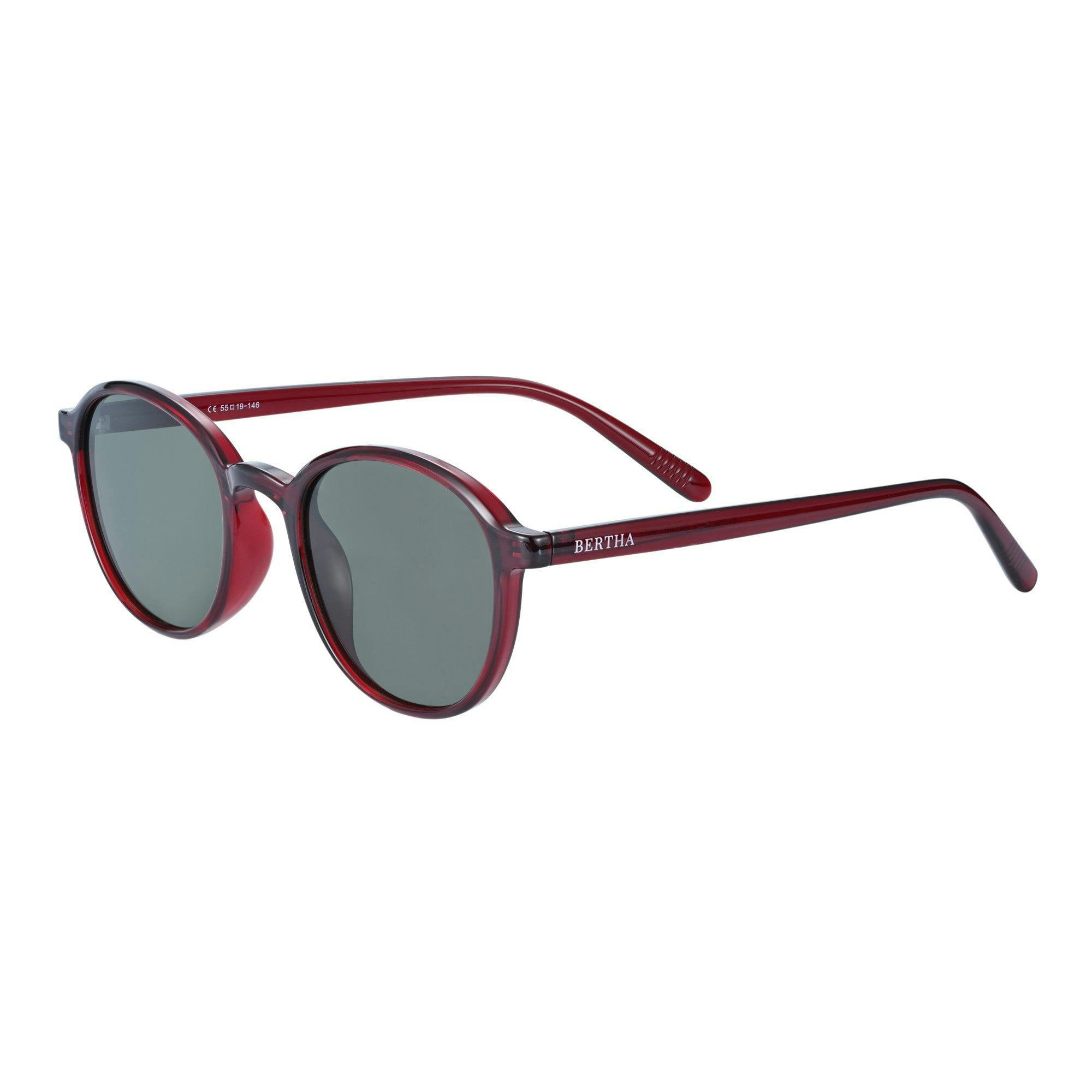 Bertha Red/Black Paris Polarized Sunglasses
