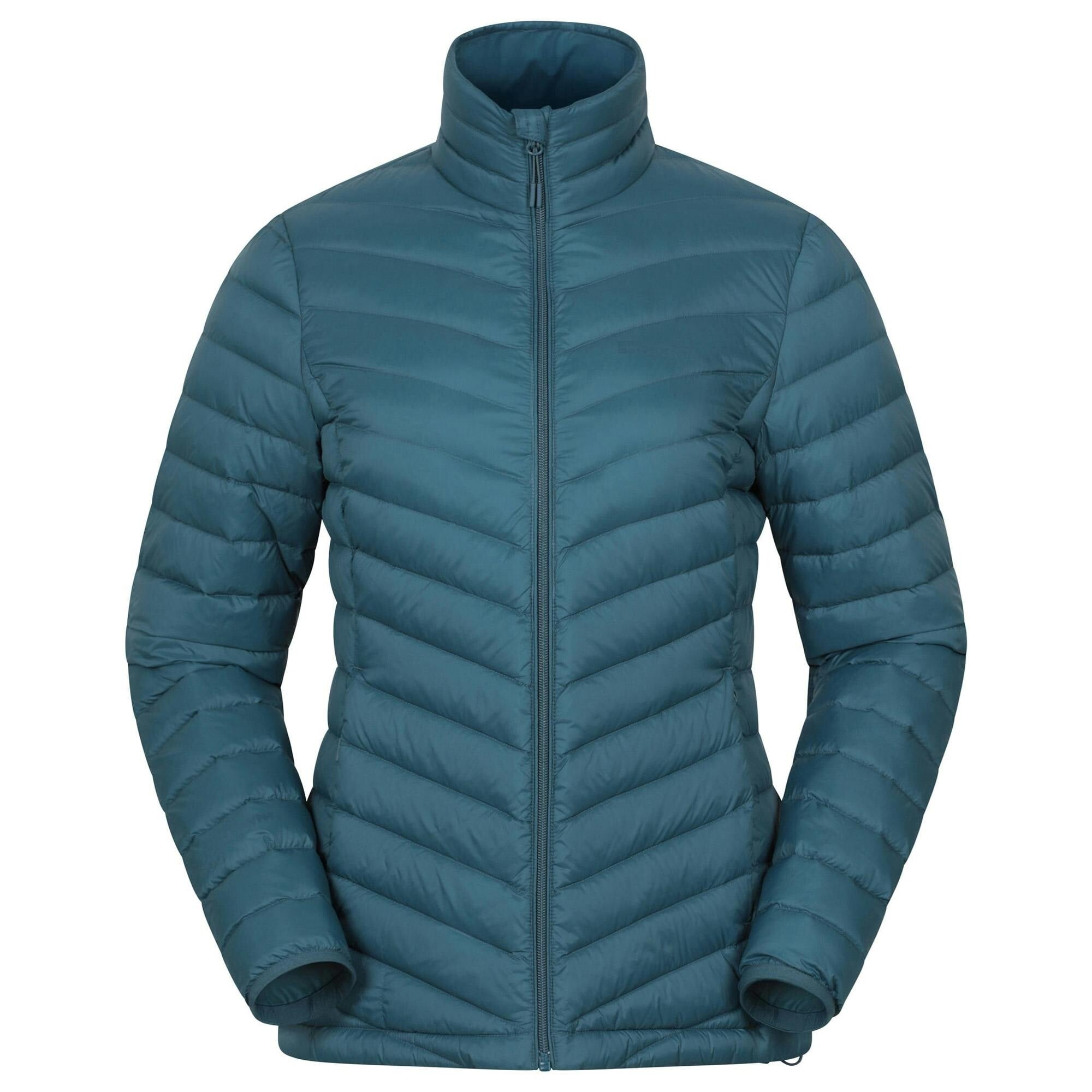 Mountain Warehouse Women's Extreme Ii Featherweight Down Jacket - Teal - 10 Uk - Teal - 100% Polyamide