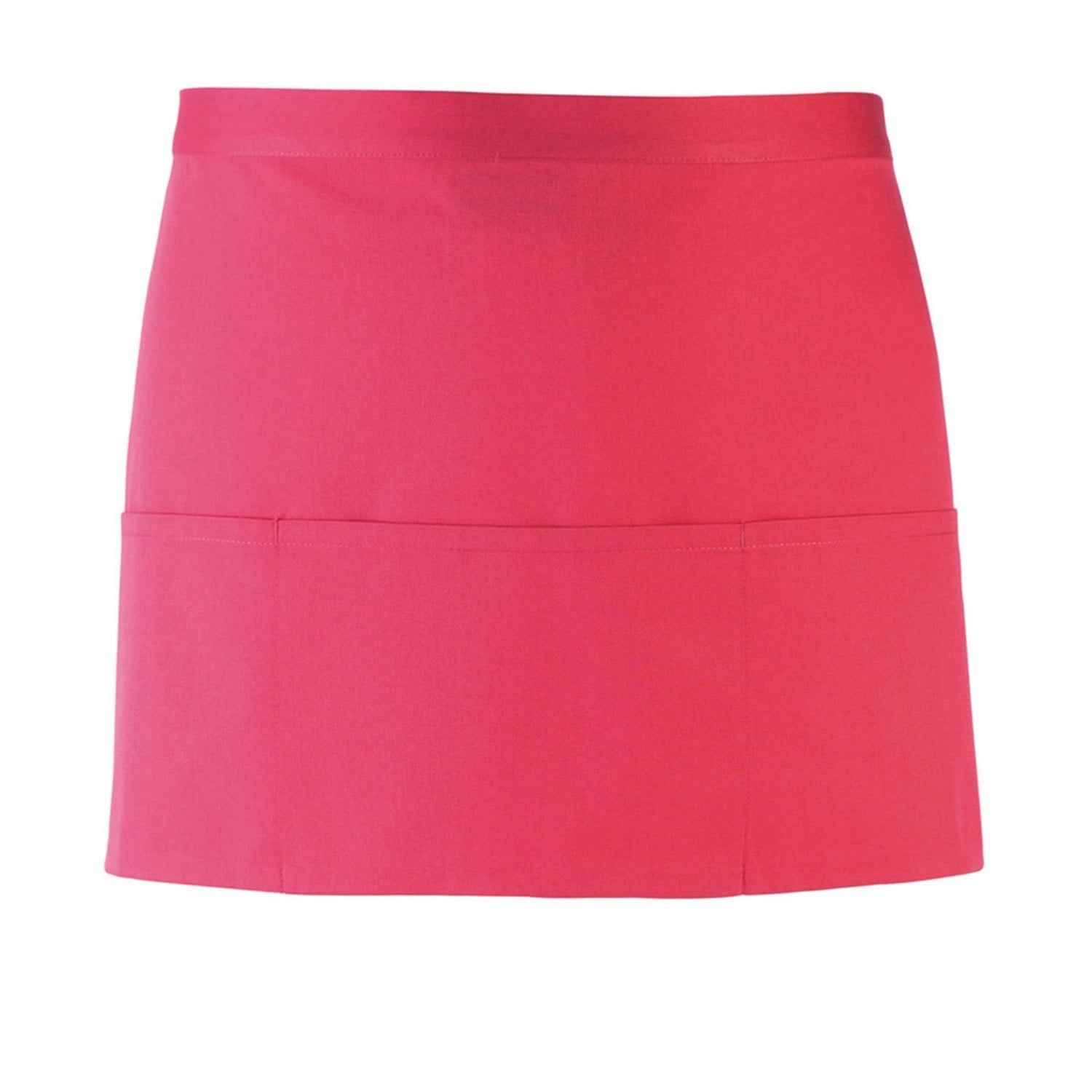 (One Size, Hot Pink) Premier Colours 3 Pocket Short Apron - Image 2