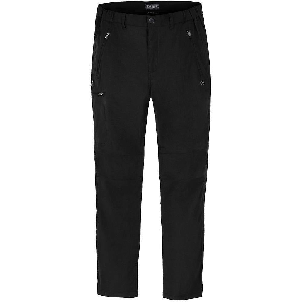 Craghoppers Men's Black Expert Kiwi Pro Stretch Trousers - 34R