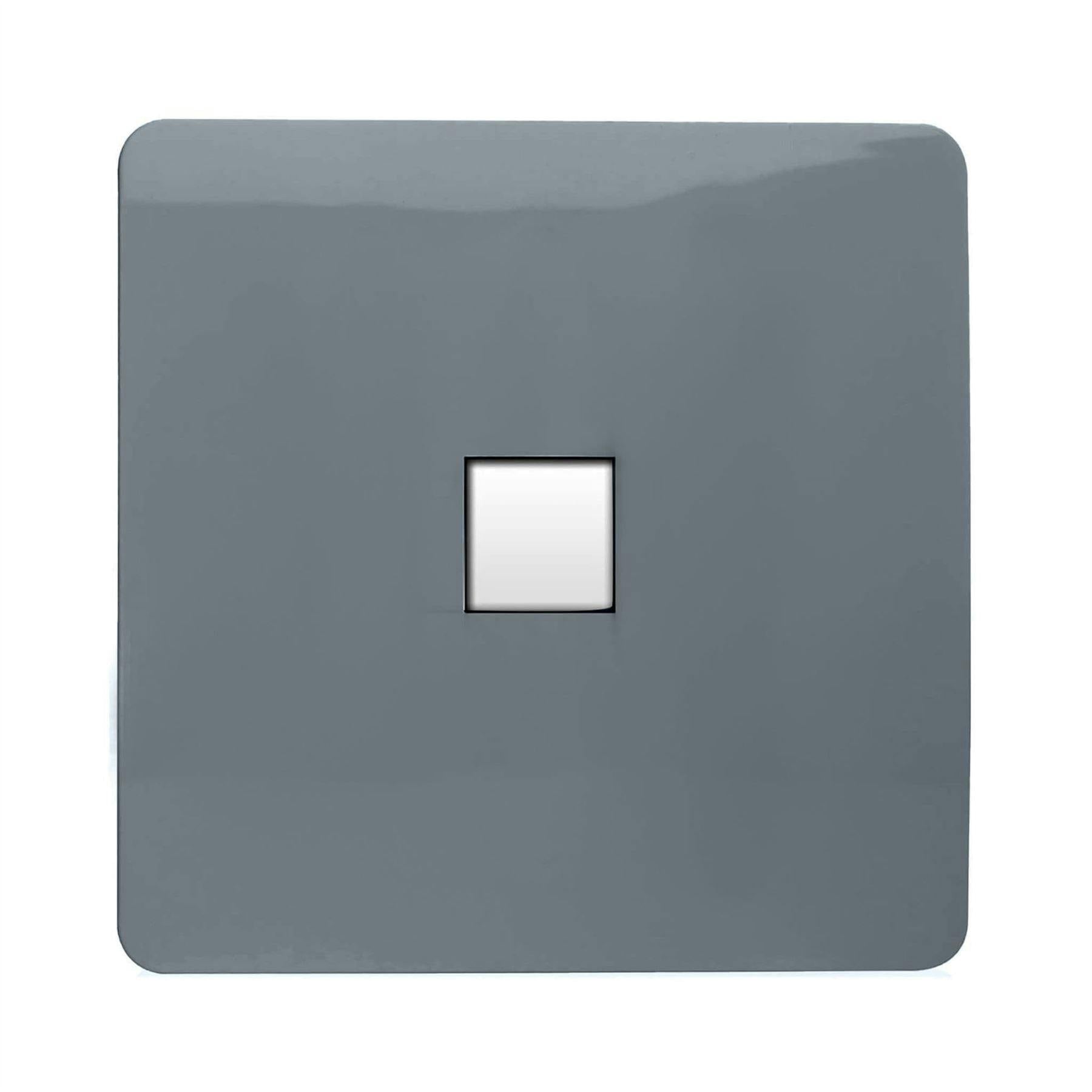 Trendi Switch 1 Gang Rj45 Cat 6 Modern Designer Pc Ethernet Socketin Warm Grey - Image 3