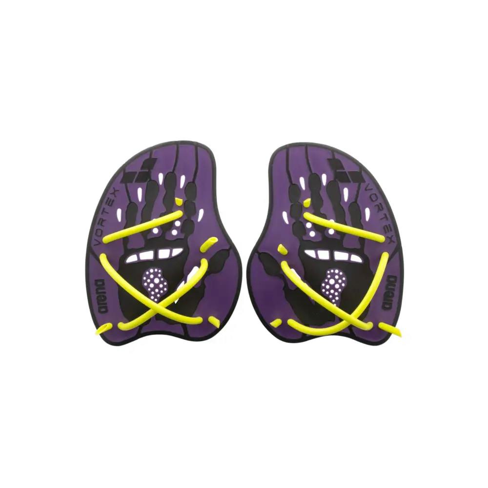 Arena Vortex Evolution Hand Paddle - Plum/Lime - Medium