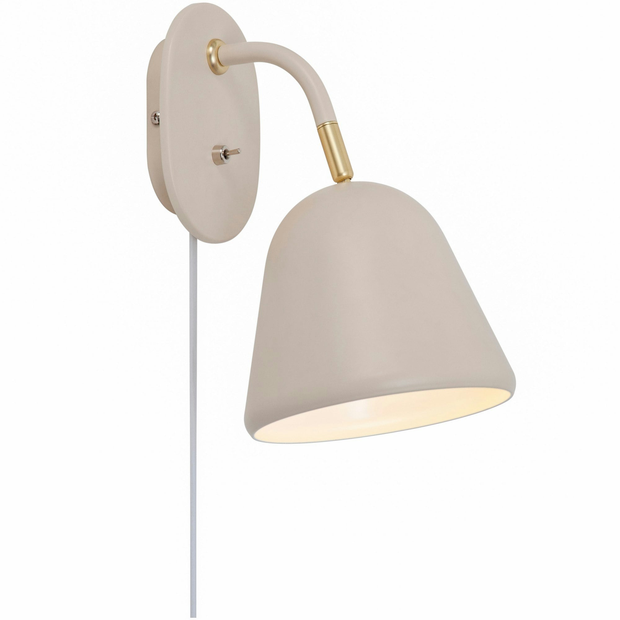 Nordlux Unisex Beige Fleur Wall Light Metal Livingroom E14 Switch Plug In/Mains - Image 5