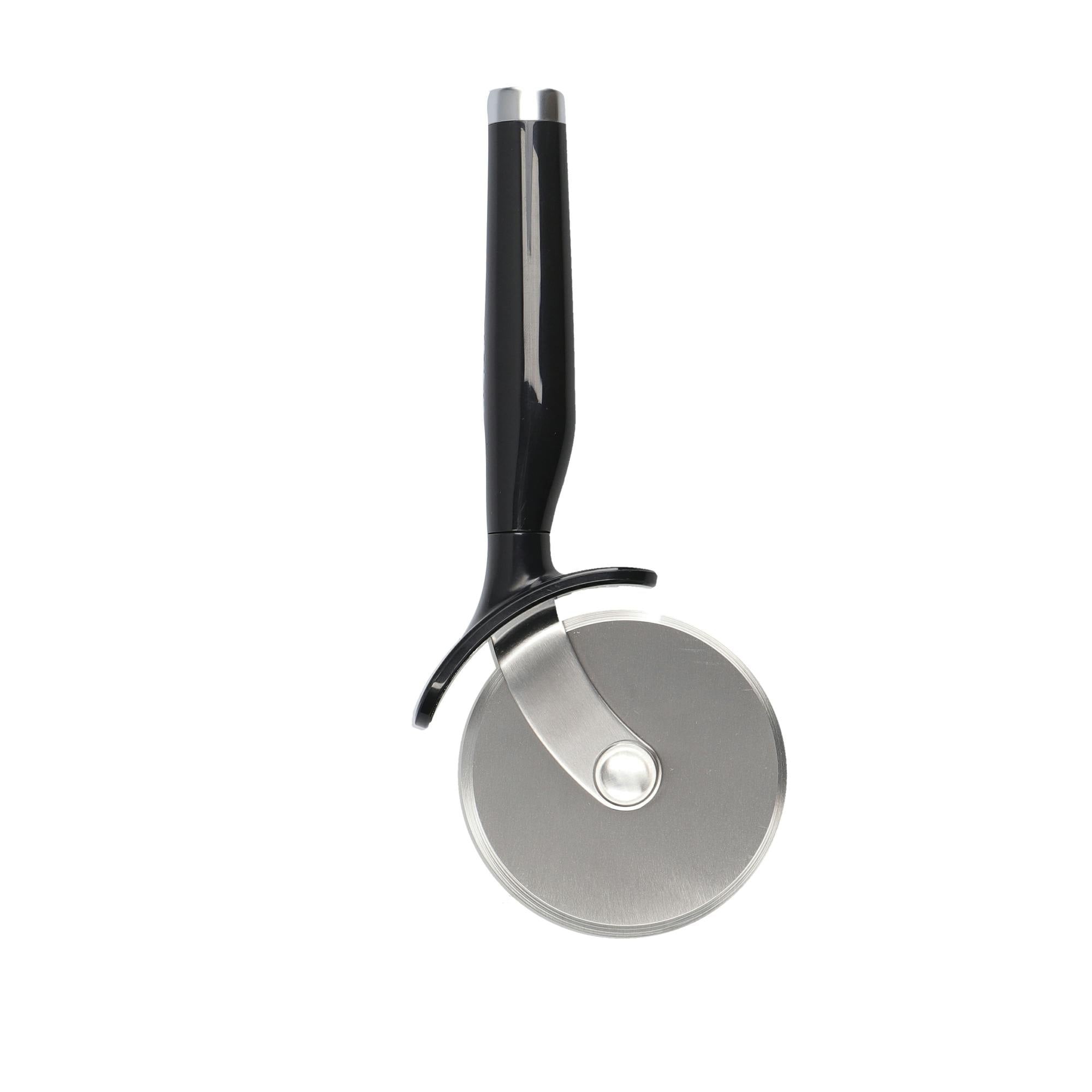 Rackhams Onyx/Black Pizza Wheel, Stainless Steel Pizza Cutter And Slicer – - Plastic - Pizza Cutter