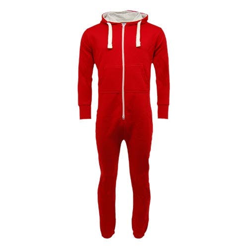 Coolandnew Unisex Red Adults Plain Onesies - Xxl