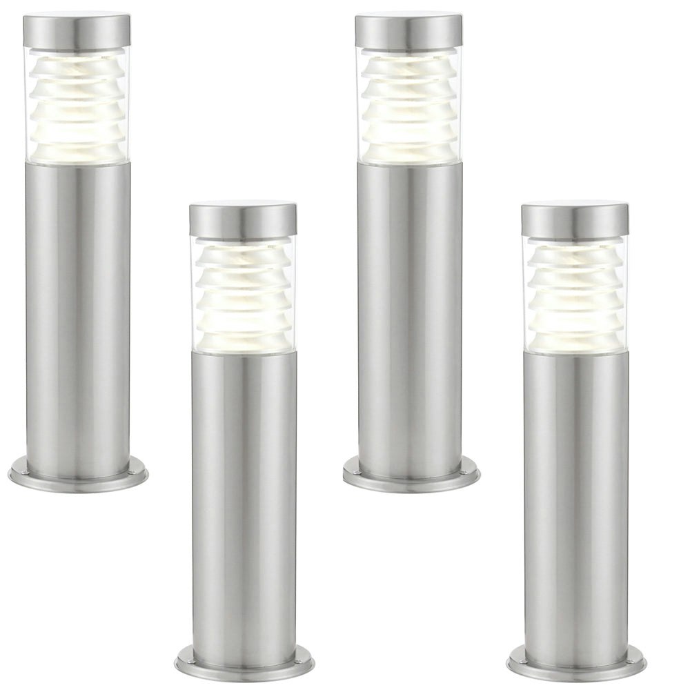Rackhams Light Pack Outdoor Post Bollard Marine Steel 0.5M 10W Led Driveway Path Lamp Size 4