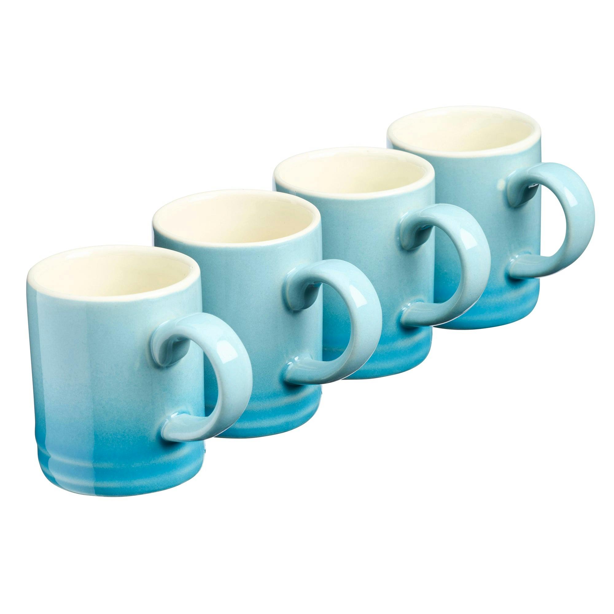 Rackhams Blue 4 Piece Espresso Cup Set |