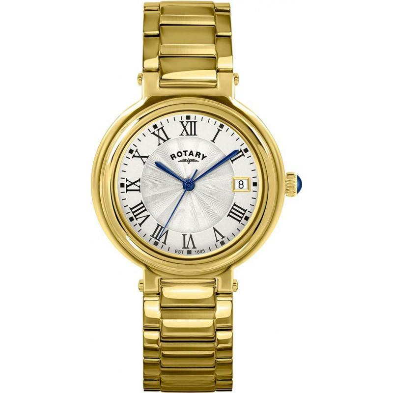 Rotary Women's Heritage Ss Bracelet Watch Gold - Image 3