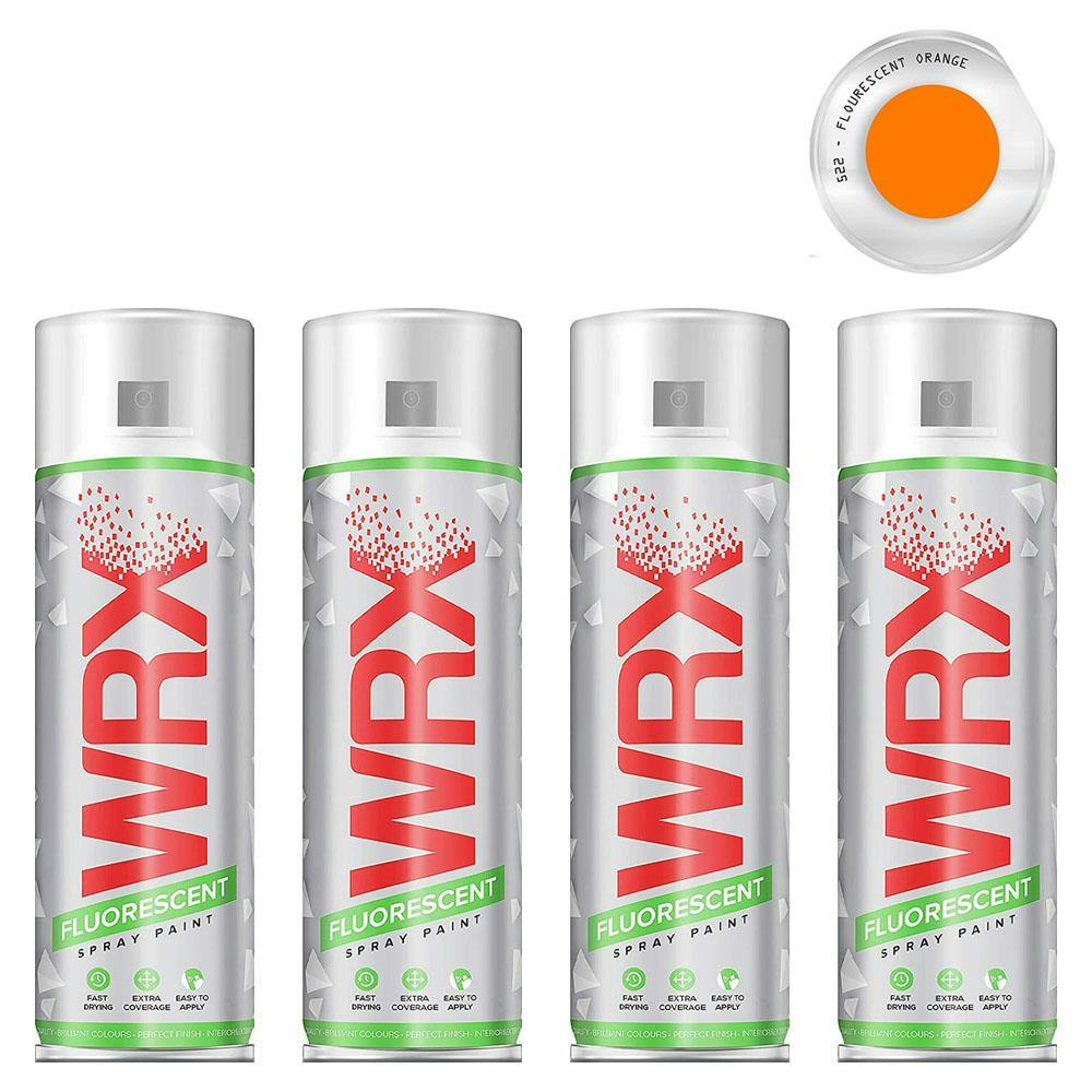WRX Spray Paint 400 ml - Fluorescent Orange 522 - Image 5